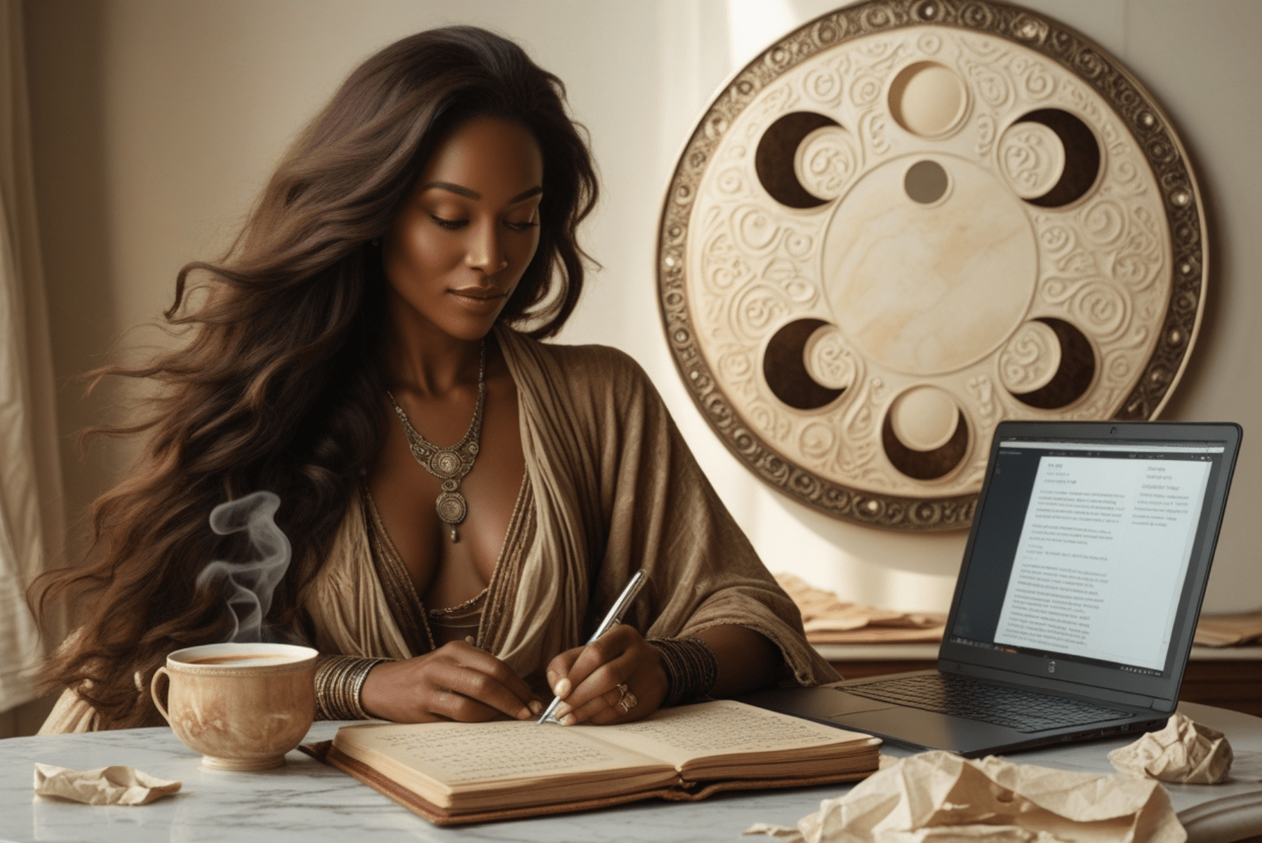 Flow State: How Your Menstrual Cycle Can Supercharge Your Productivity (with a Little Help from the Moon) - Divine Feminine Works