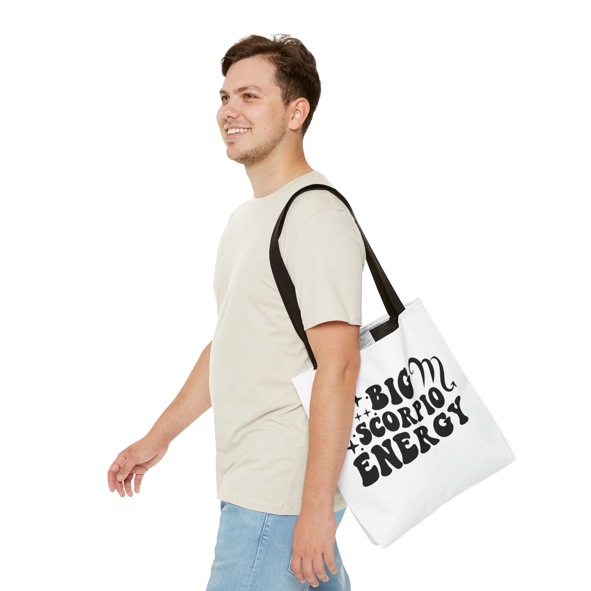 Big Scorpio Energy Tote Bag - White