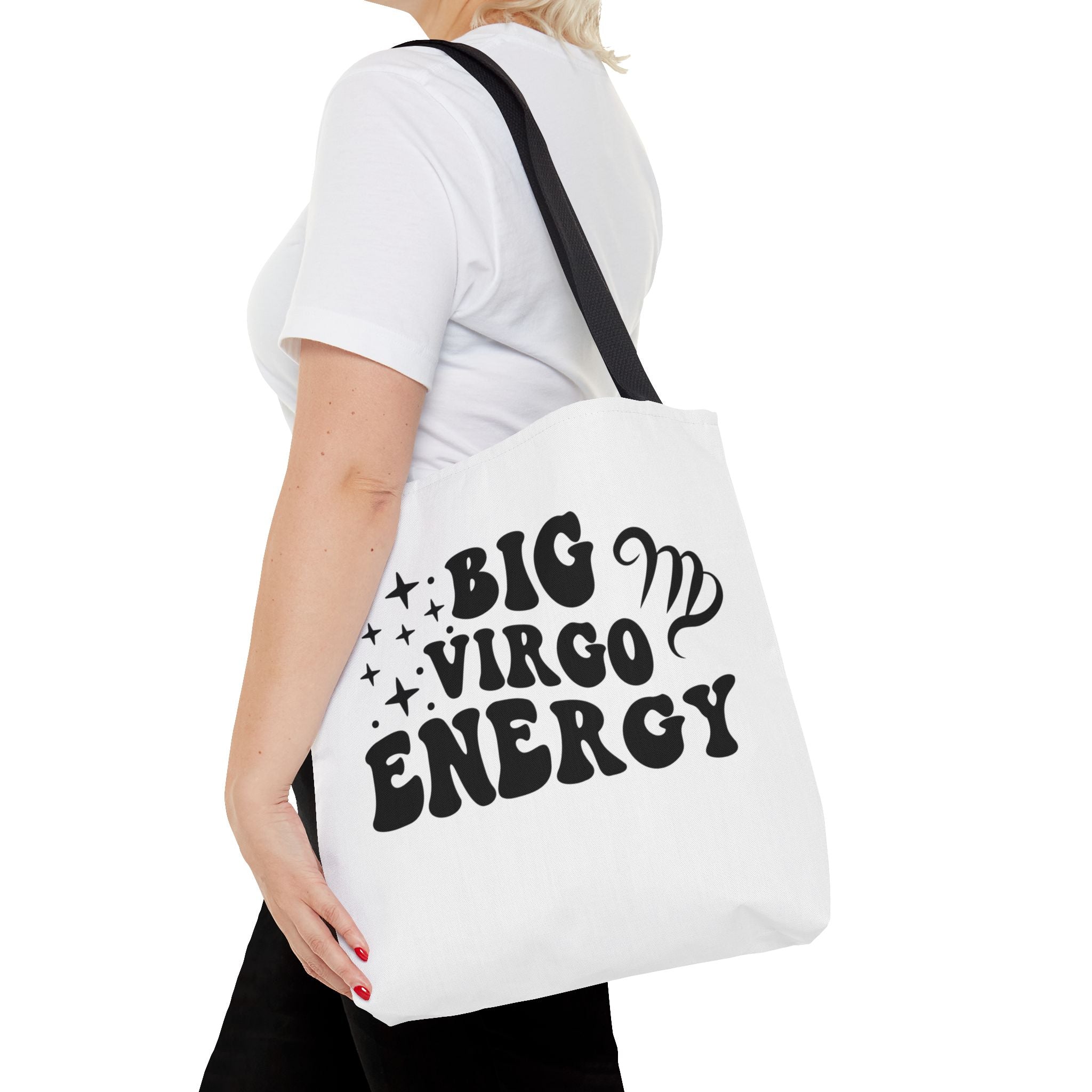 Big Virgo Energy Tote Bag - White