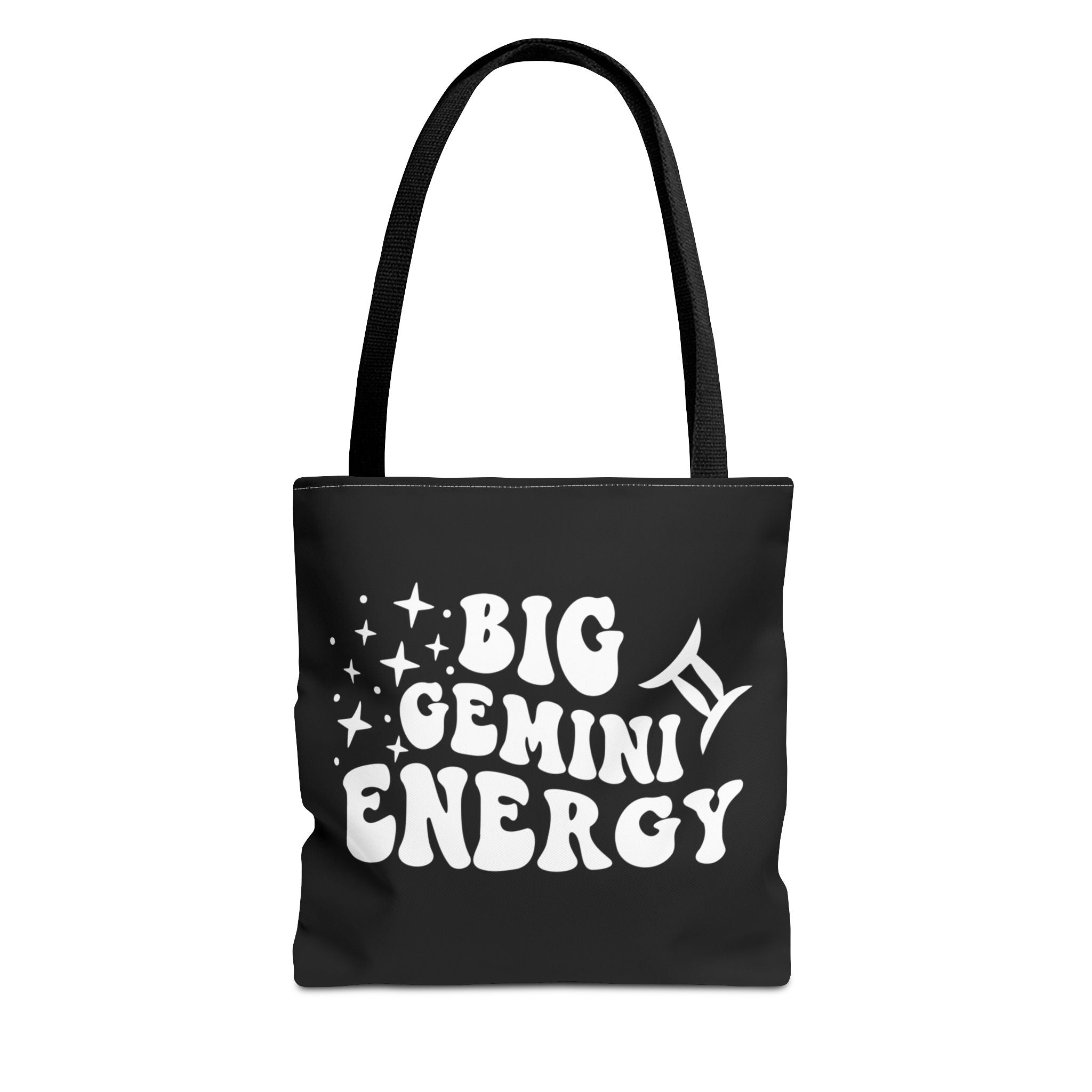 Big Gemini Energy Tote Bag - Black