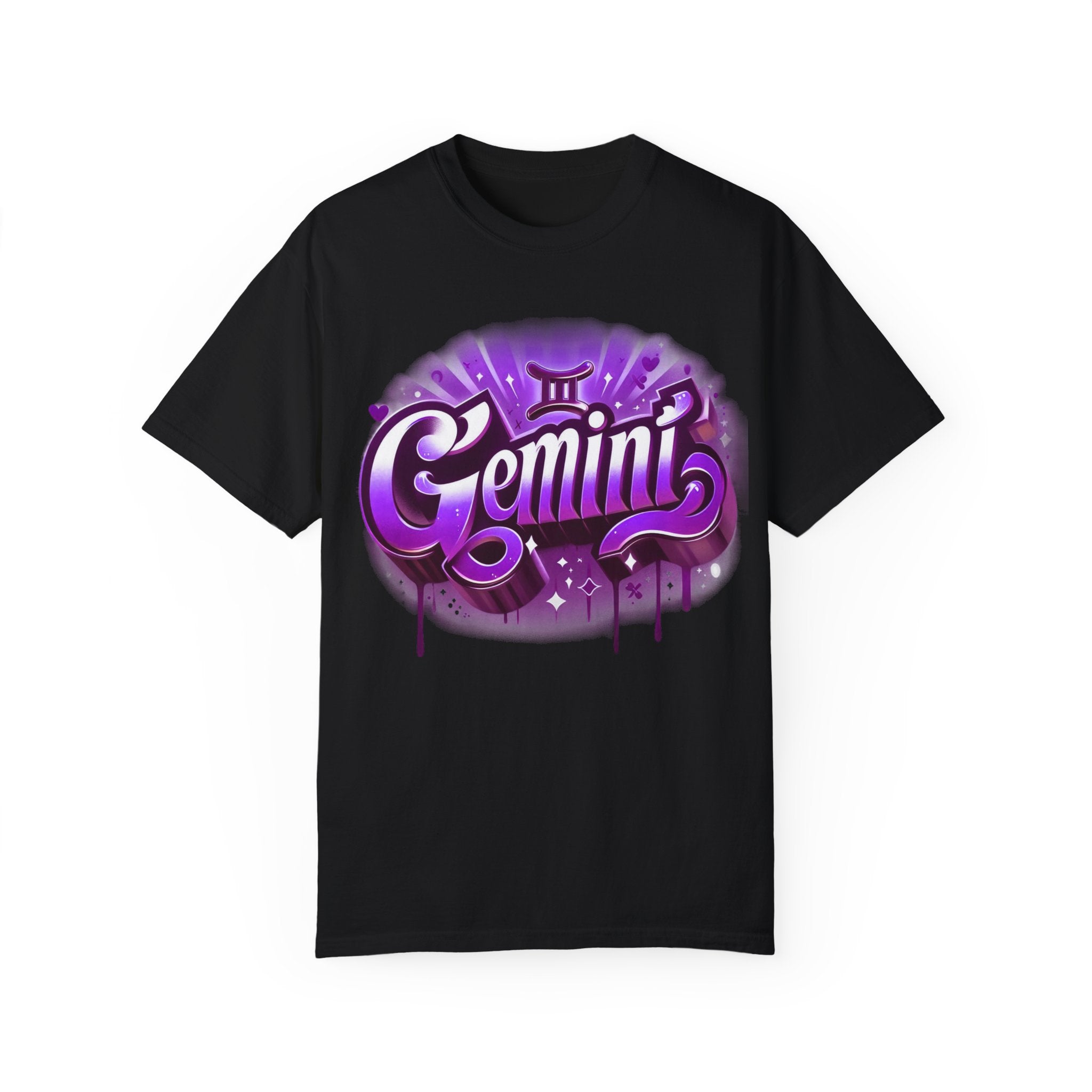 Gemini 90s Style Airbrush T-Shirt