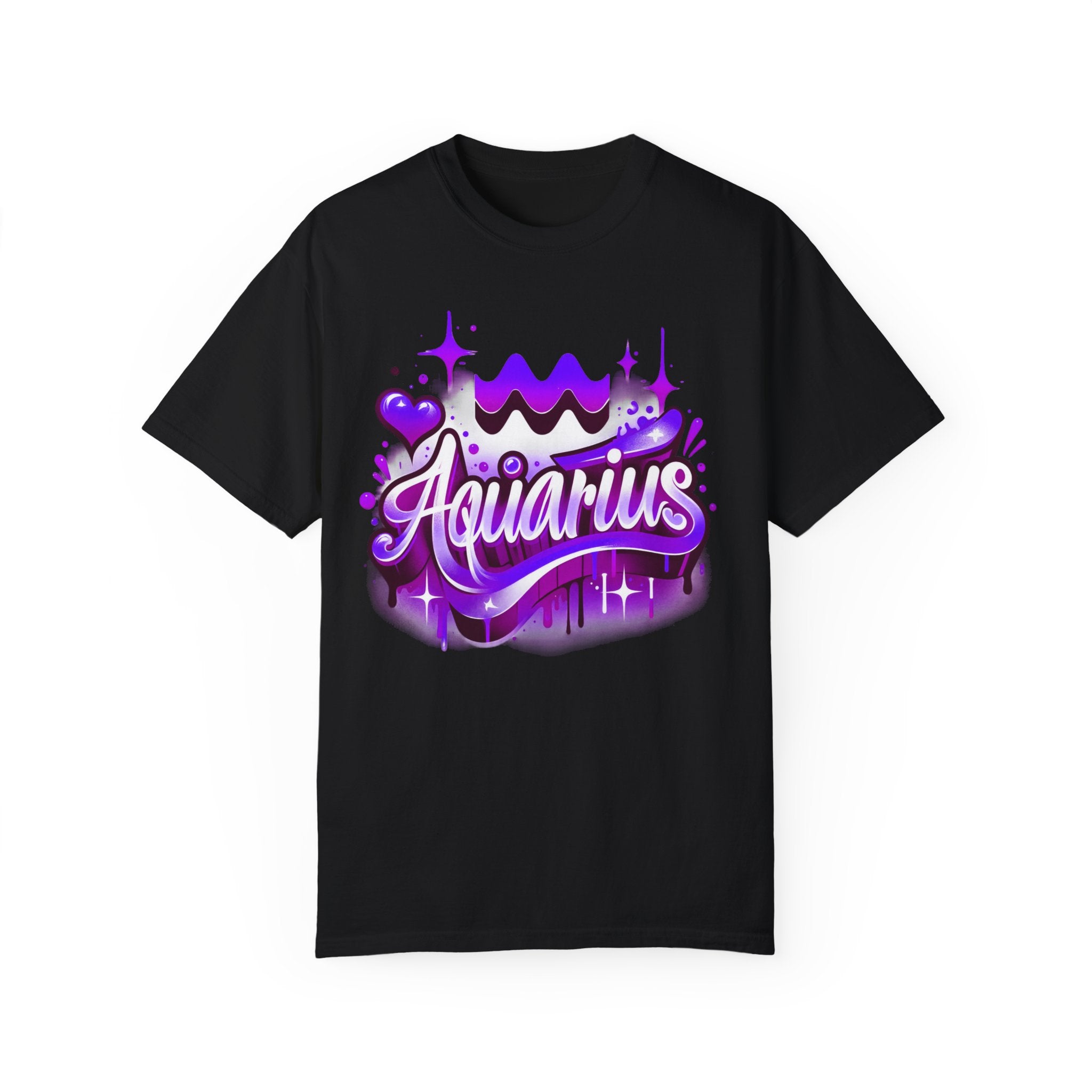 Aquarius 90s Style Airbrush T-Shirt