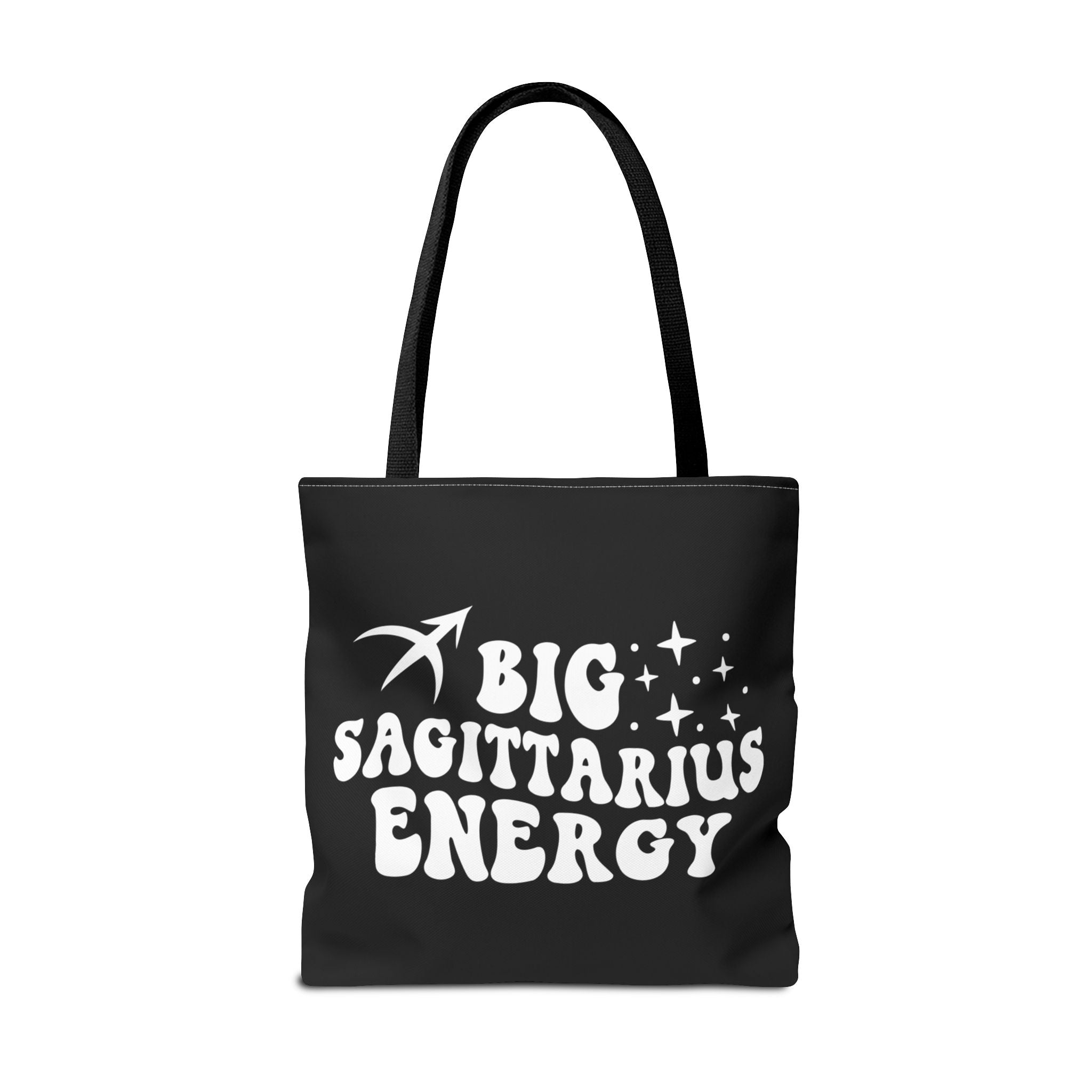 Big Sagittarius Energy Tote Bag - Black