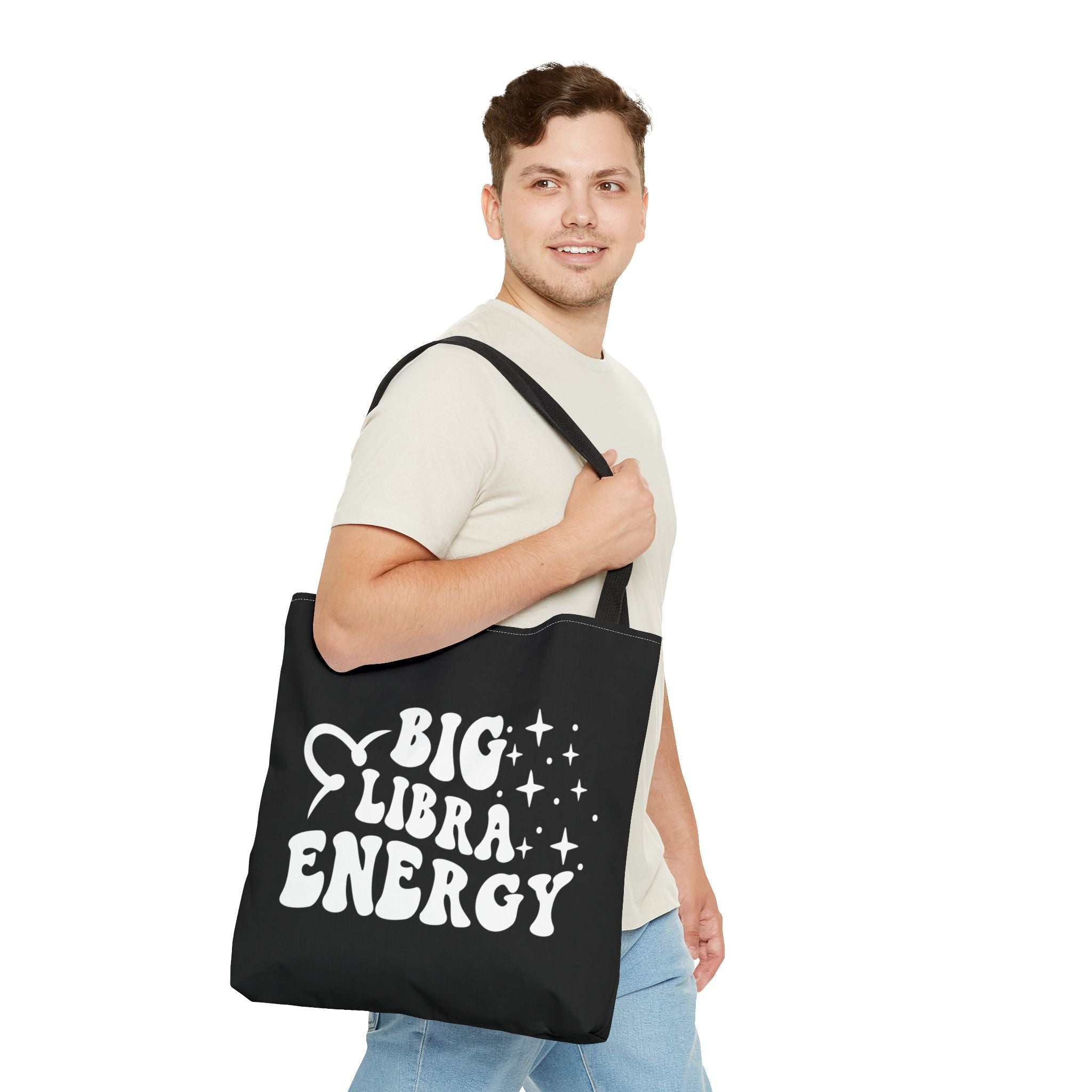 Big Libra Energy Tote Bag - Black