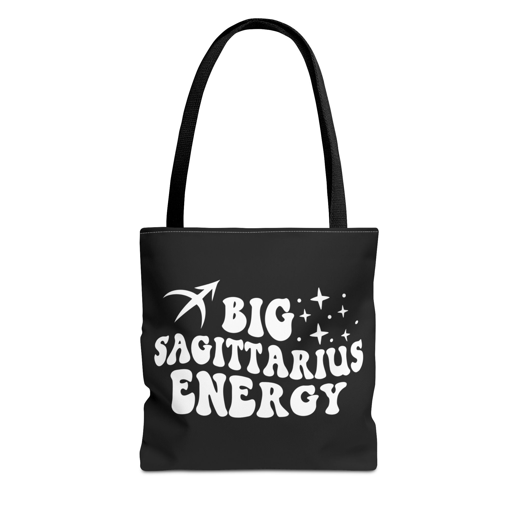 Big Sagittarius Energy Tote Bag - Black