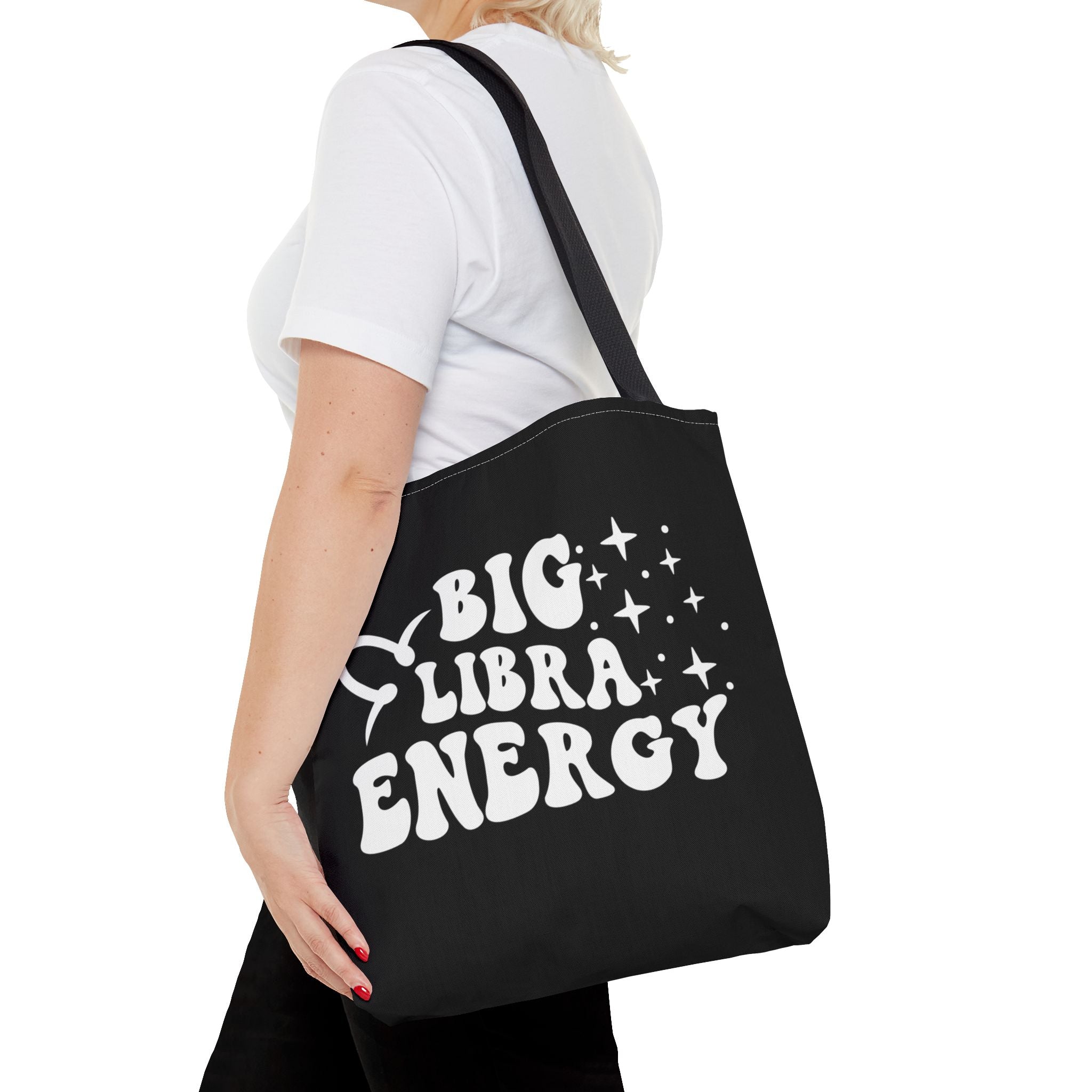 Big Libra Energy Tote Bag - Black