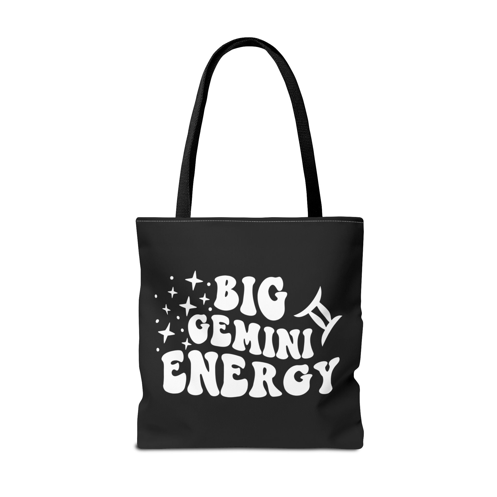 Big Gemini Energy Tote Bag - Black