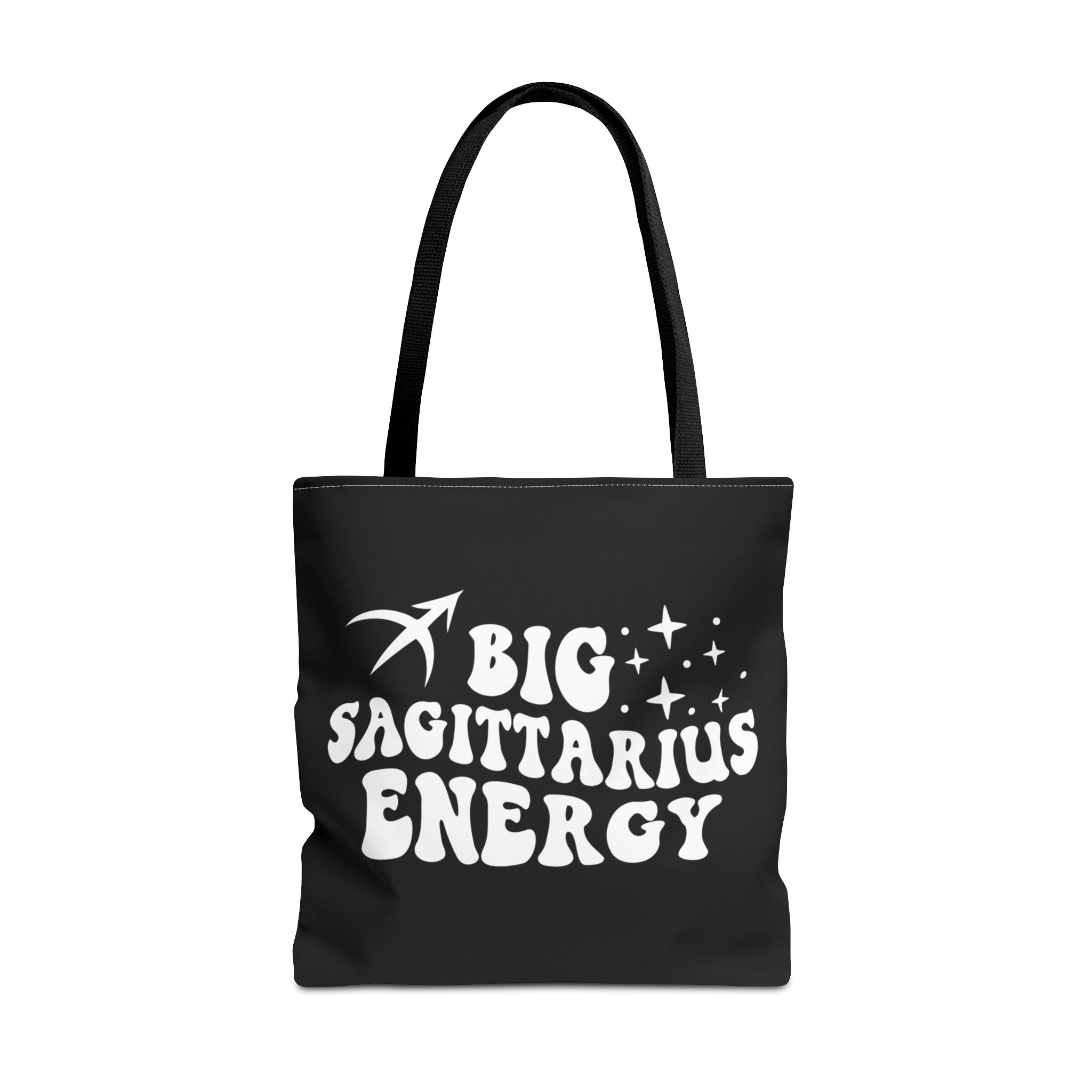 Big Sagittarius Energy Tote Bag - Black