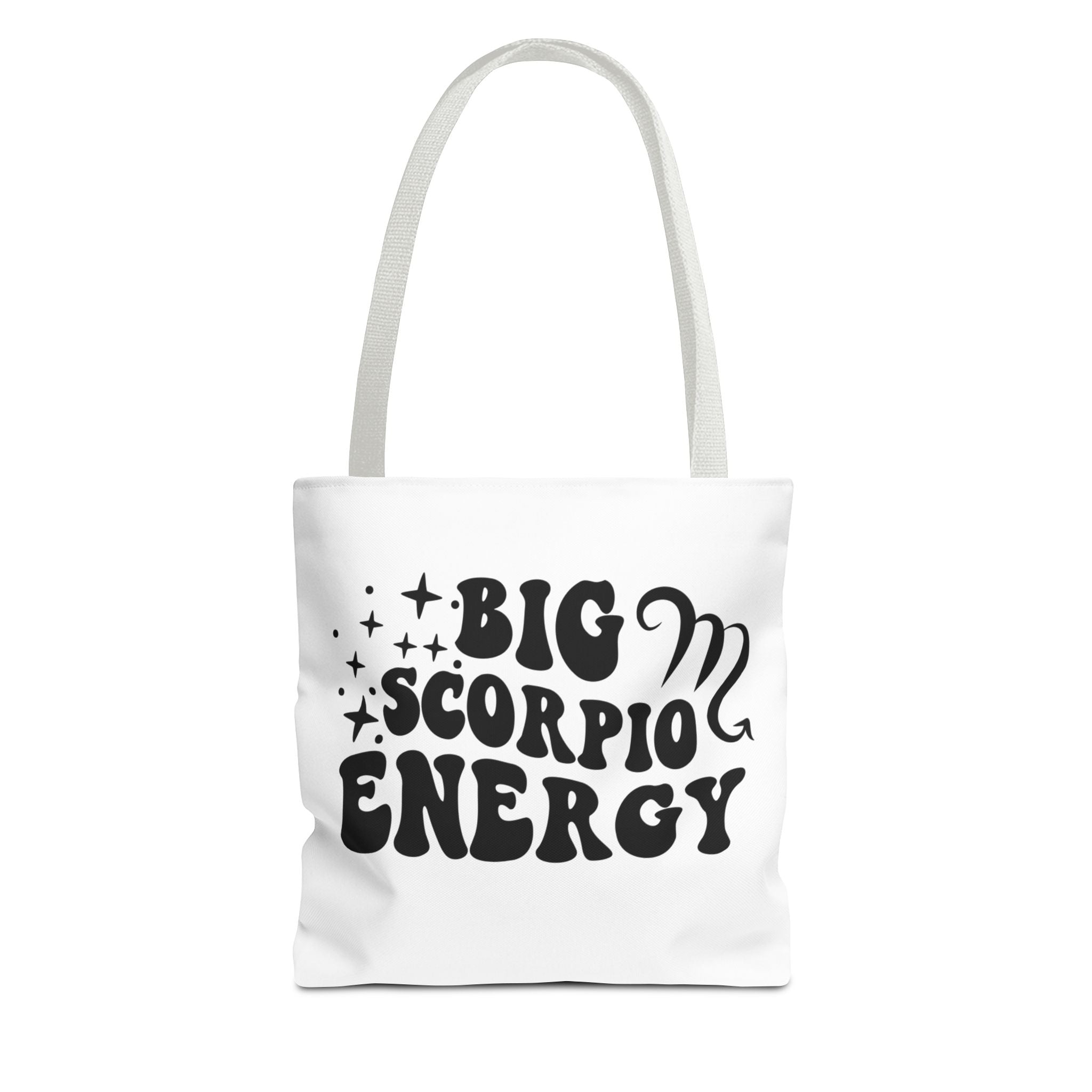 Big Scorpio Energy Tote Bag - White