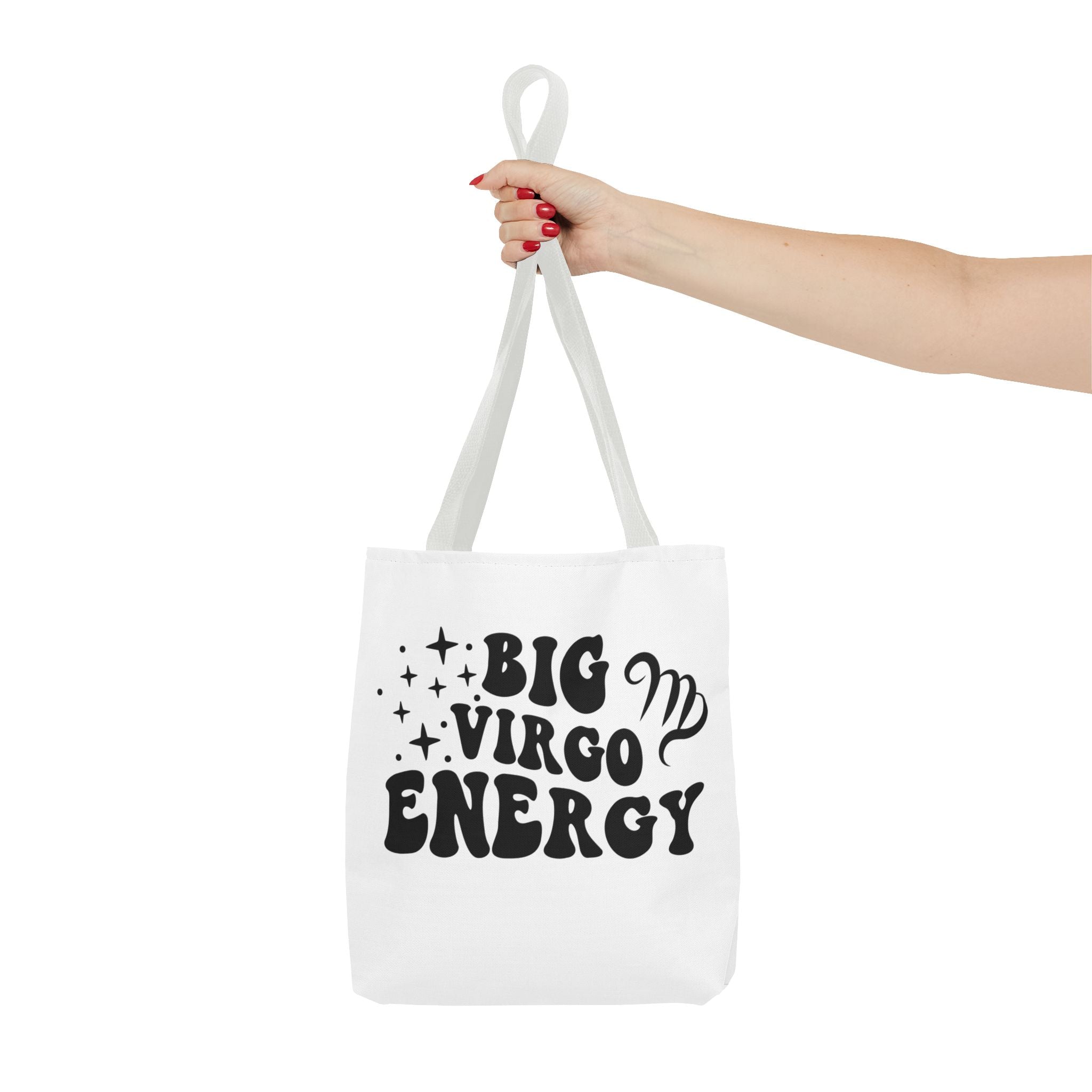 Big Virgo Energy Tote Bag - White