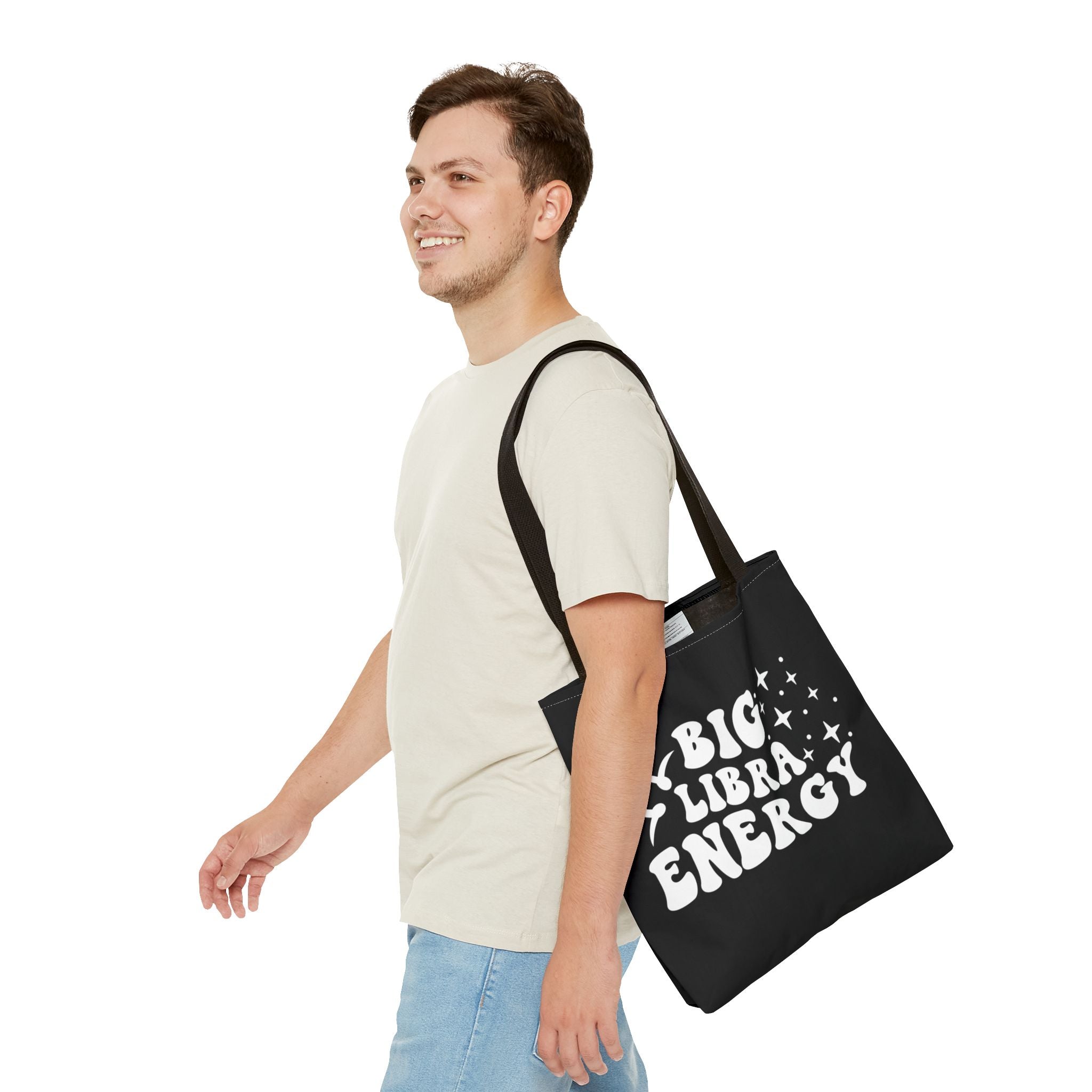 Big Libra Energy Tote Bag - Black