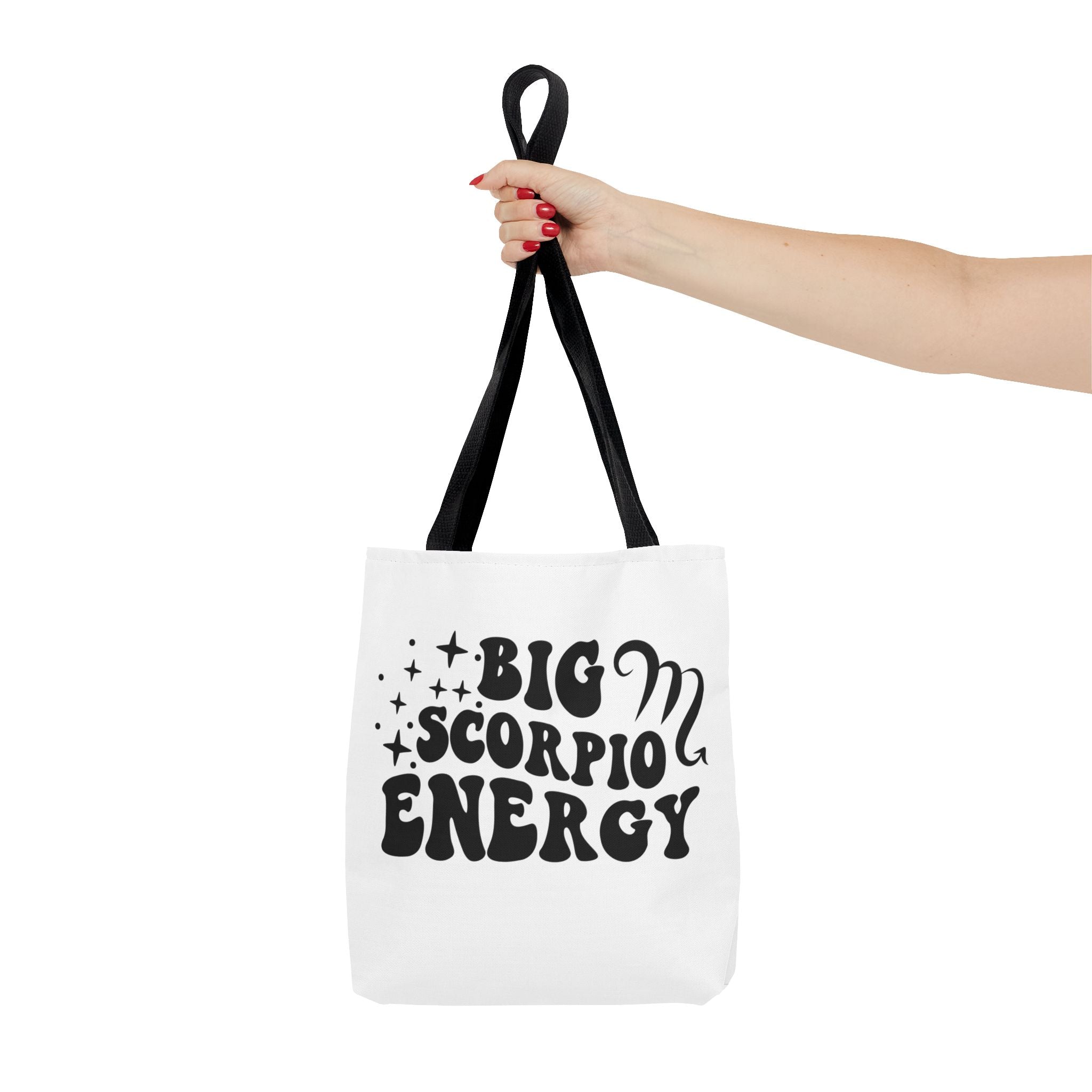 Big Scorpio Energy Tote Bag - White