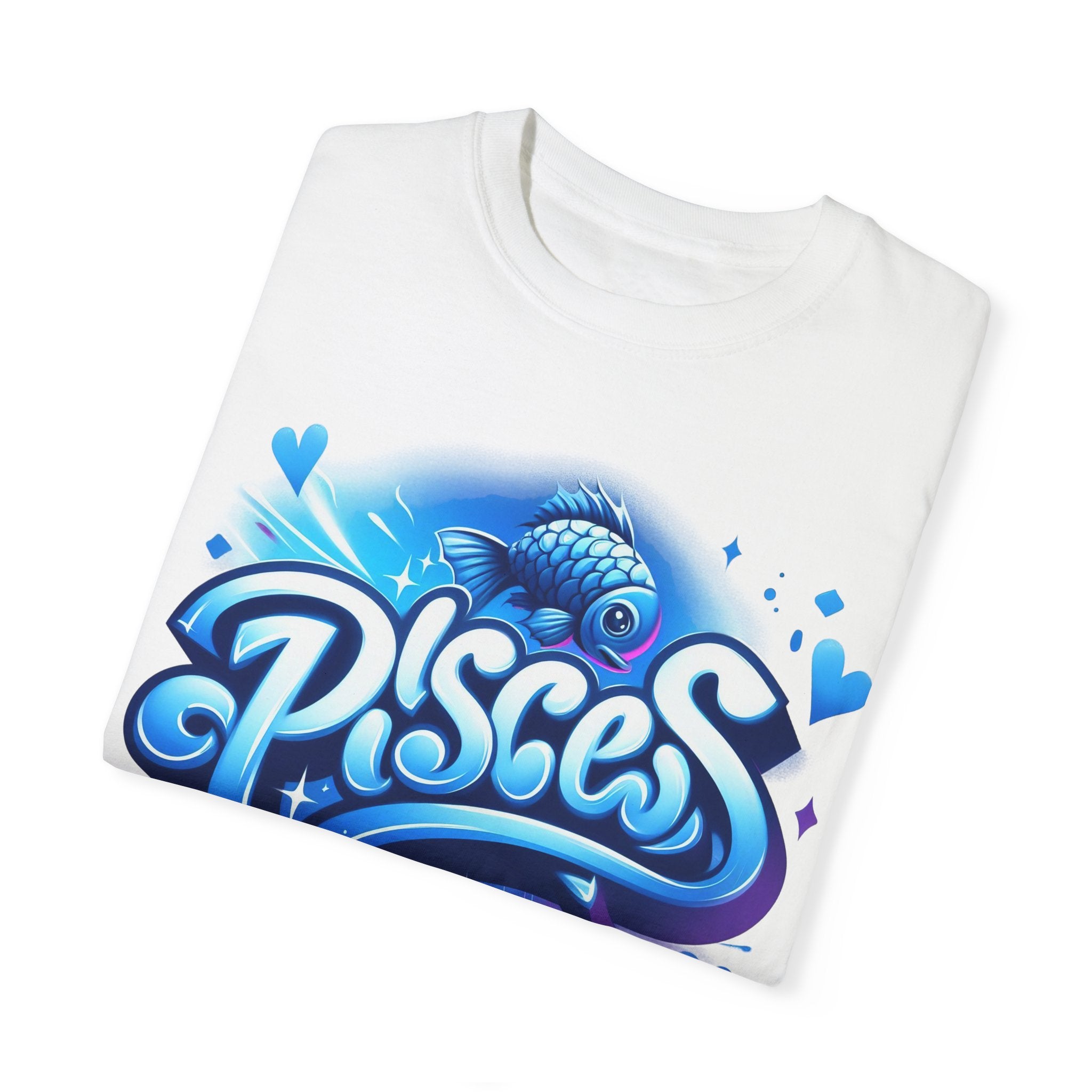 Pisces 90s Style Airbrush T-Shirt