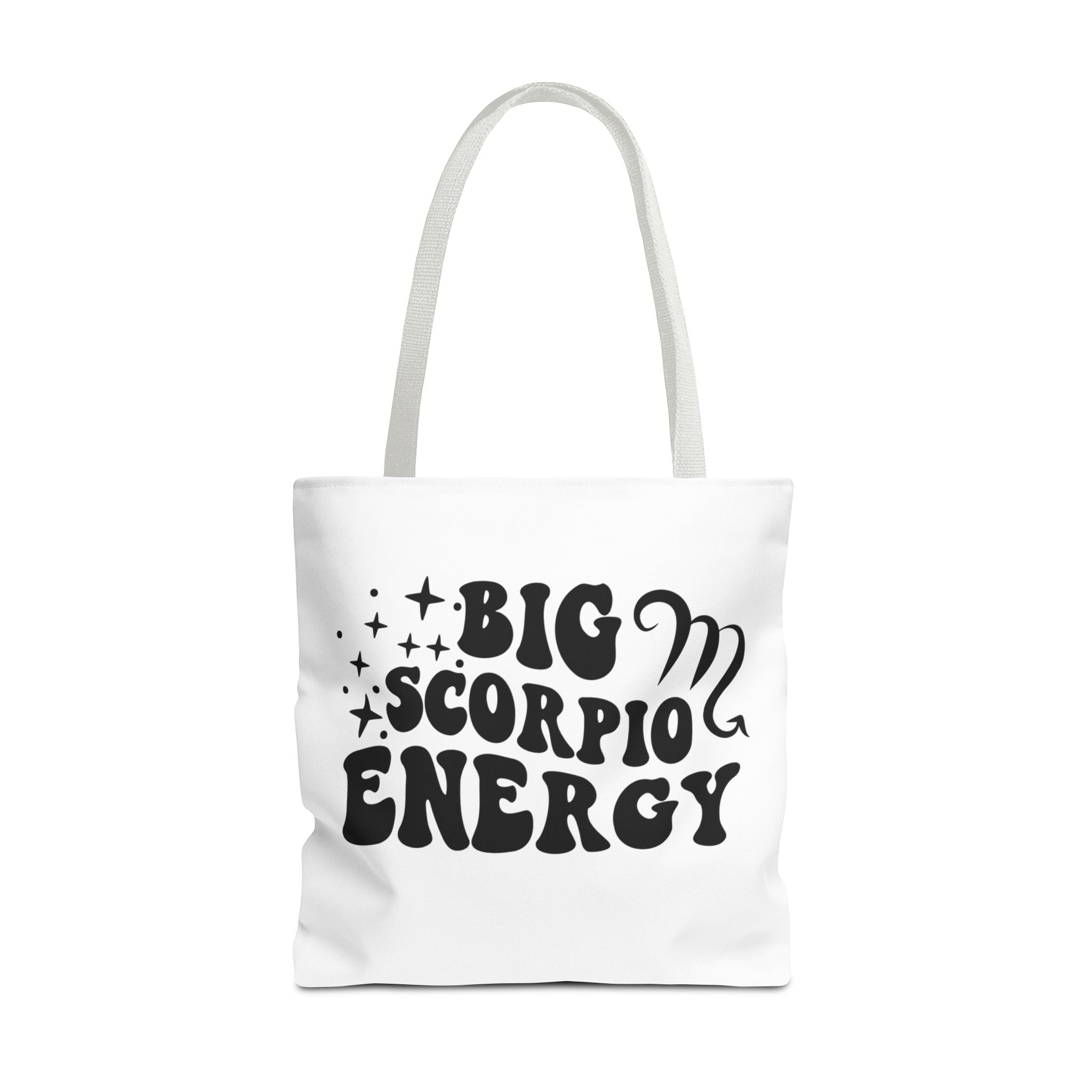 Big Scorpio Energy Tote Bag - White