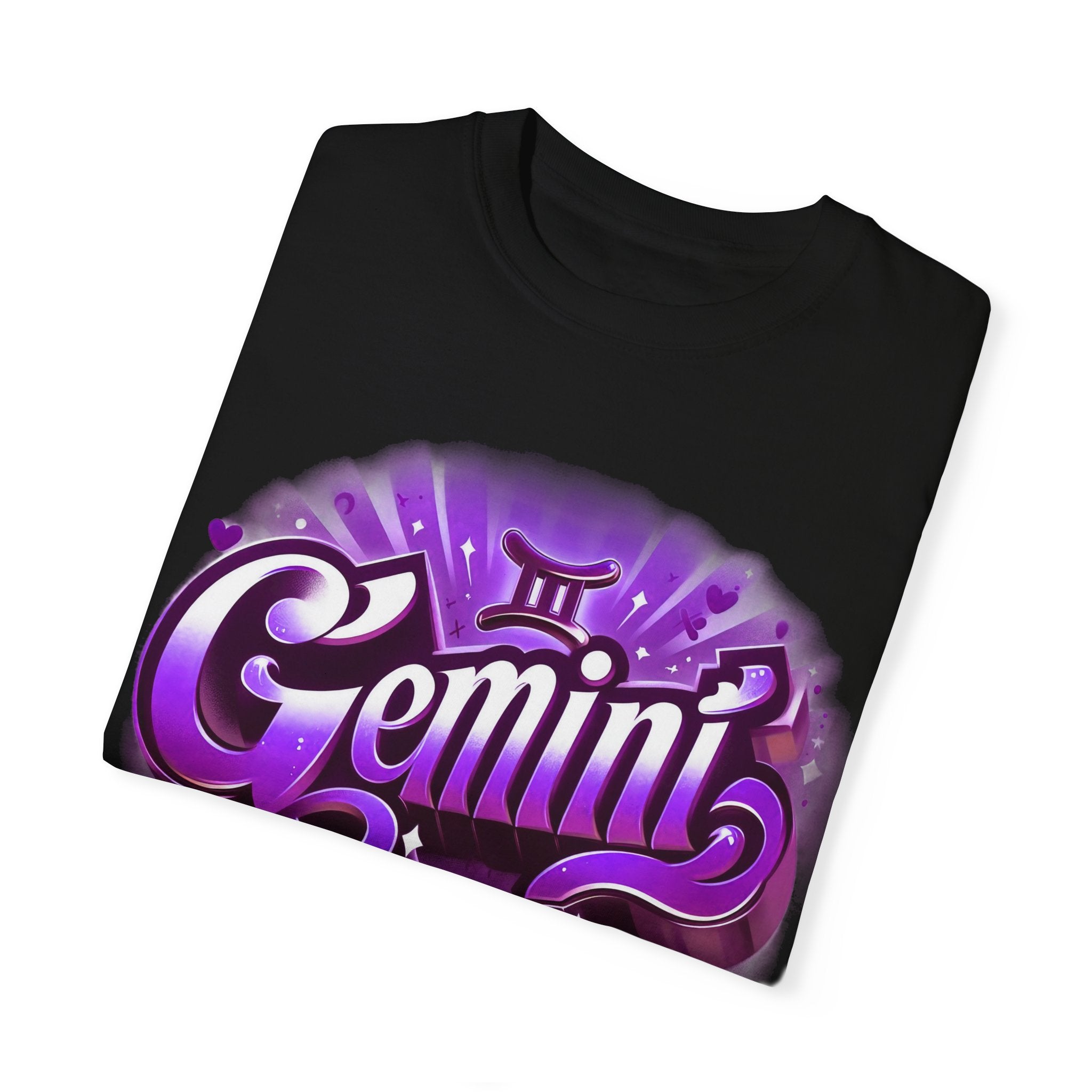 Gemini 90s Style Airbrush T-Shirt