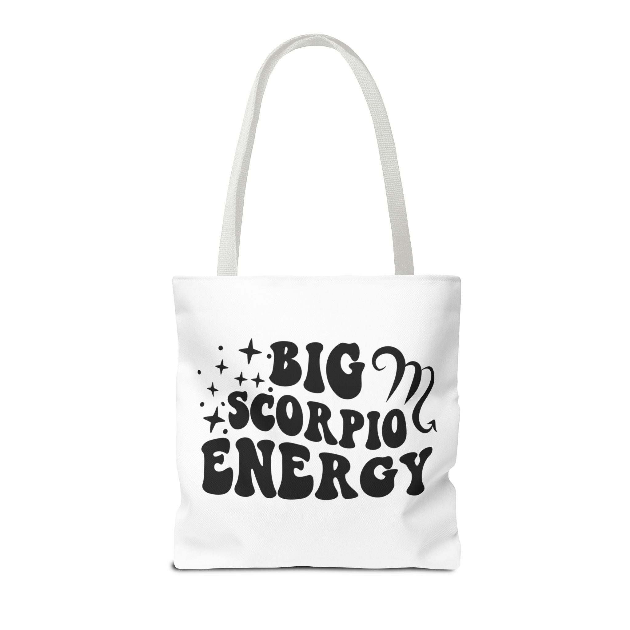 Big Scorpio Energy Tote Bag - White