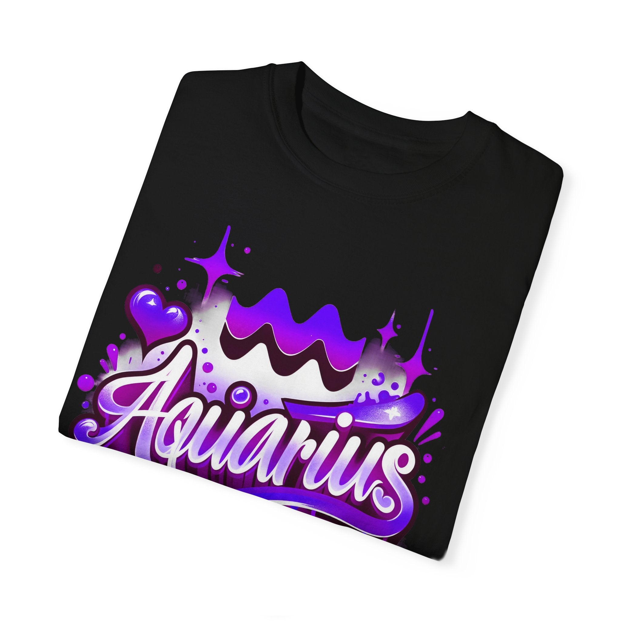 Aquarius 90s Style Airbrush T-Shirt