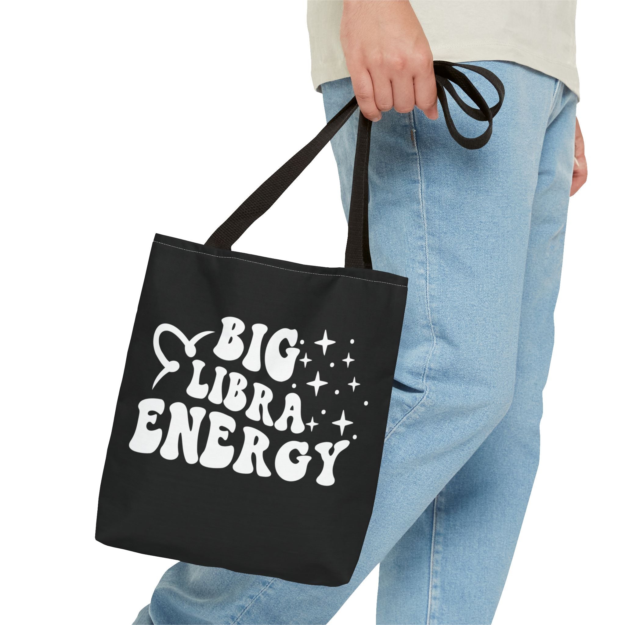 Big Libra Energy Tote Bag - Black