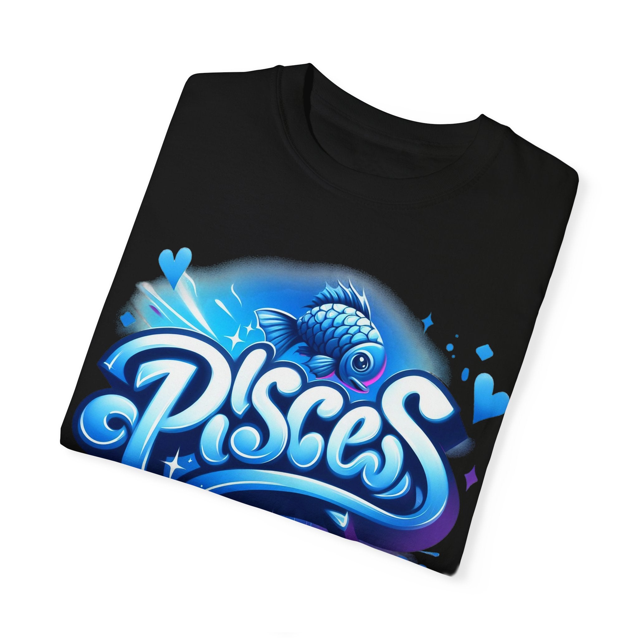 Pisces 90s Style Airbrush T-Shirt