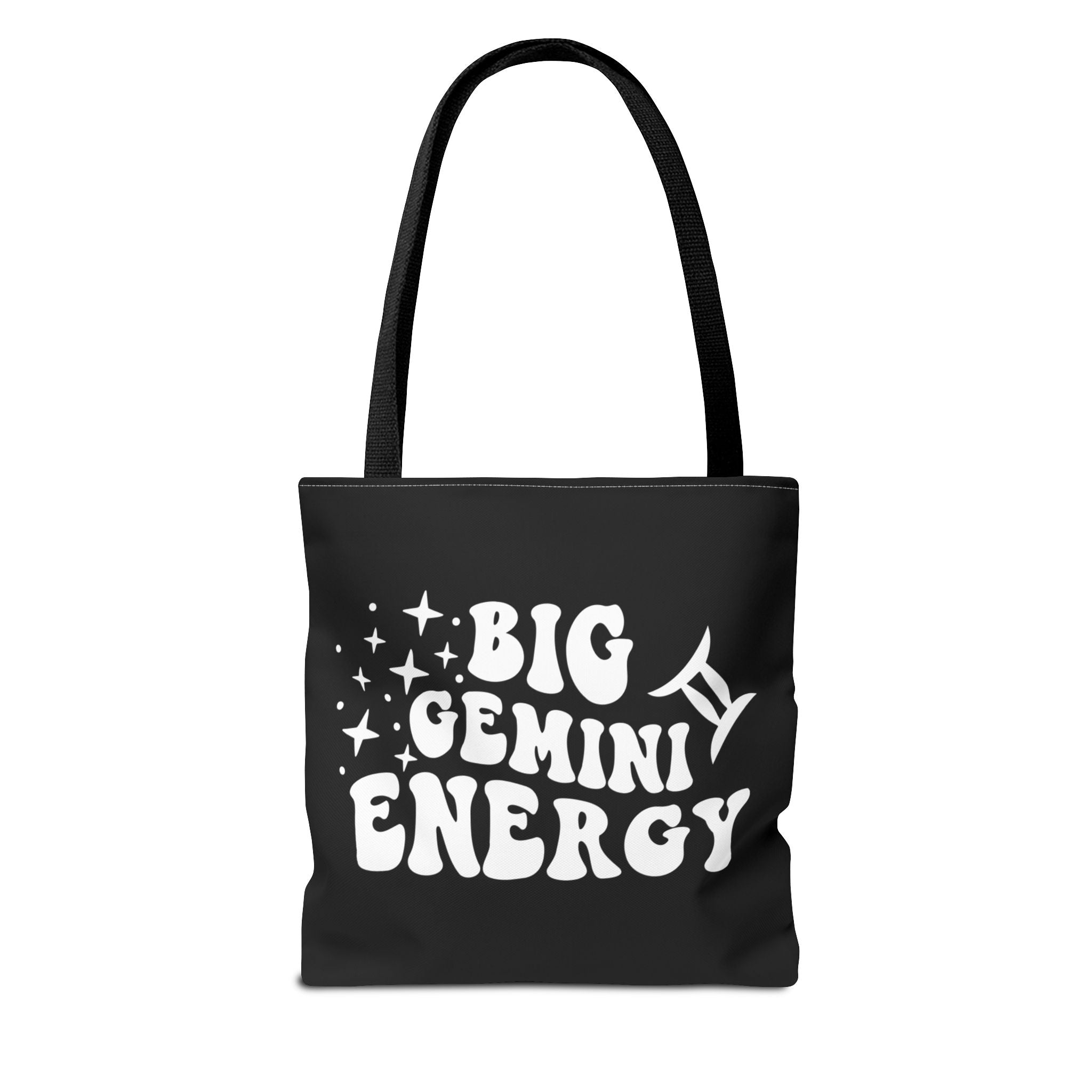 Big Gemini Energy Tote Bag - Black