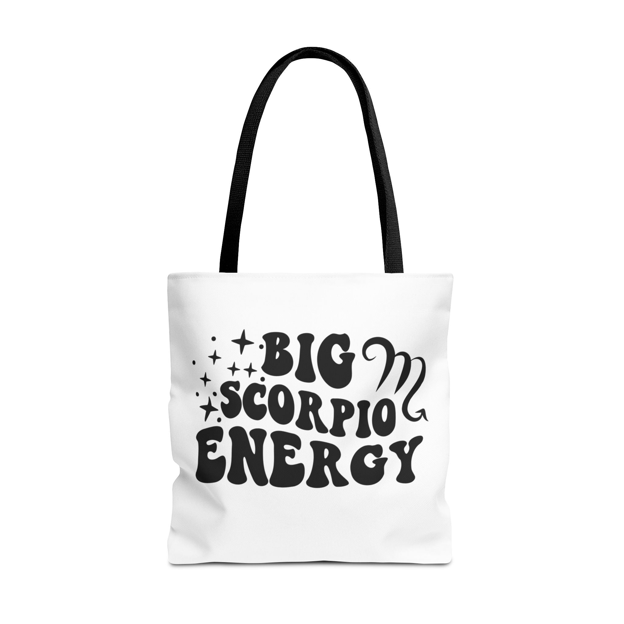 Big Scorpio Energy Tote Bag - White