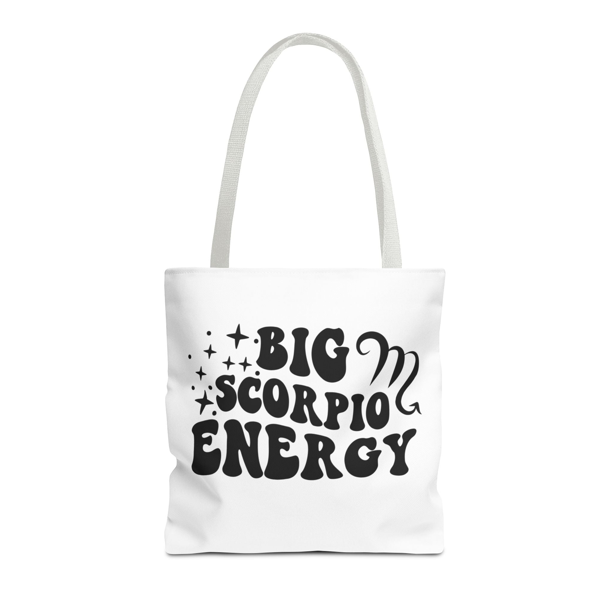 Big Scorpio Energy Tote Bag - White