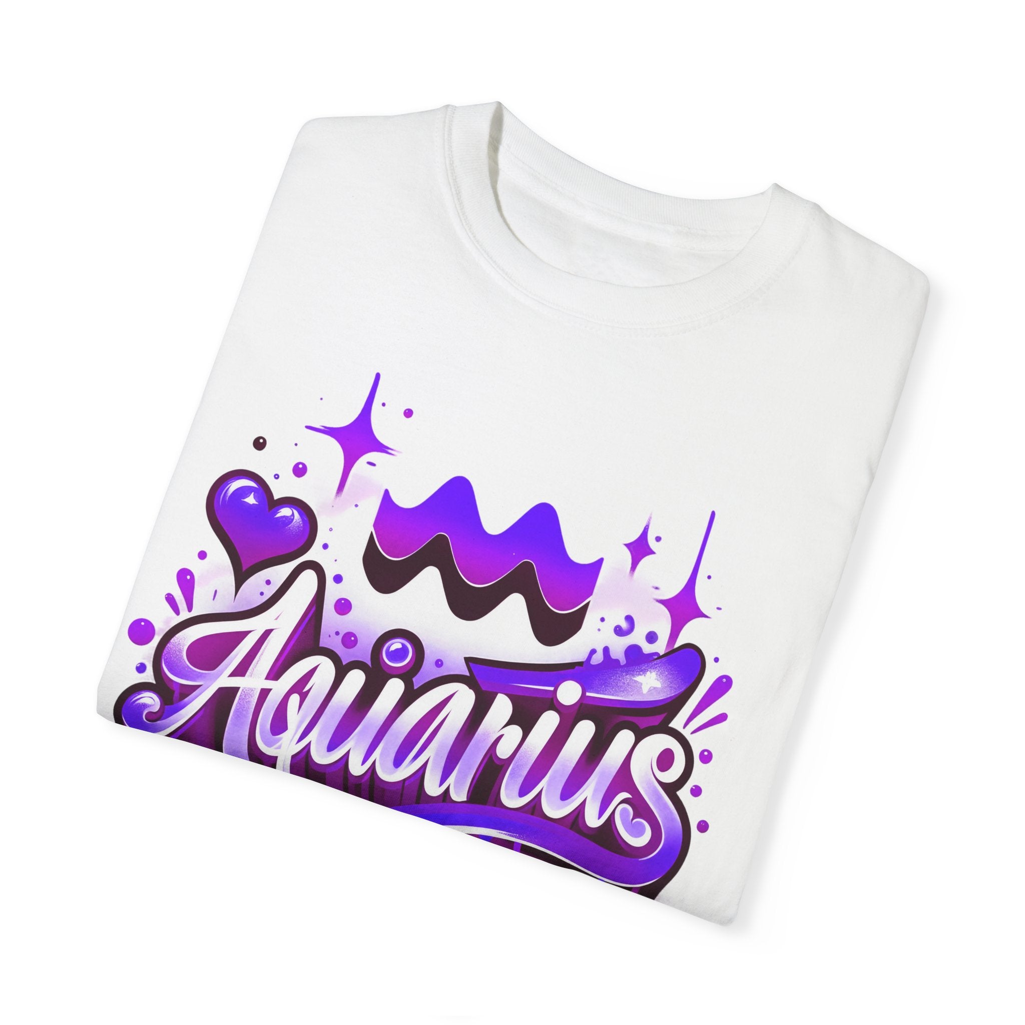 Aquarius 90s Style Airbrush T-Shirt