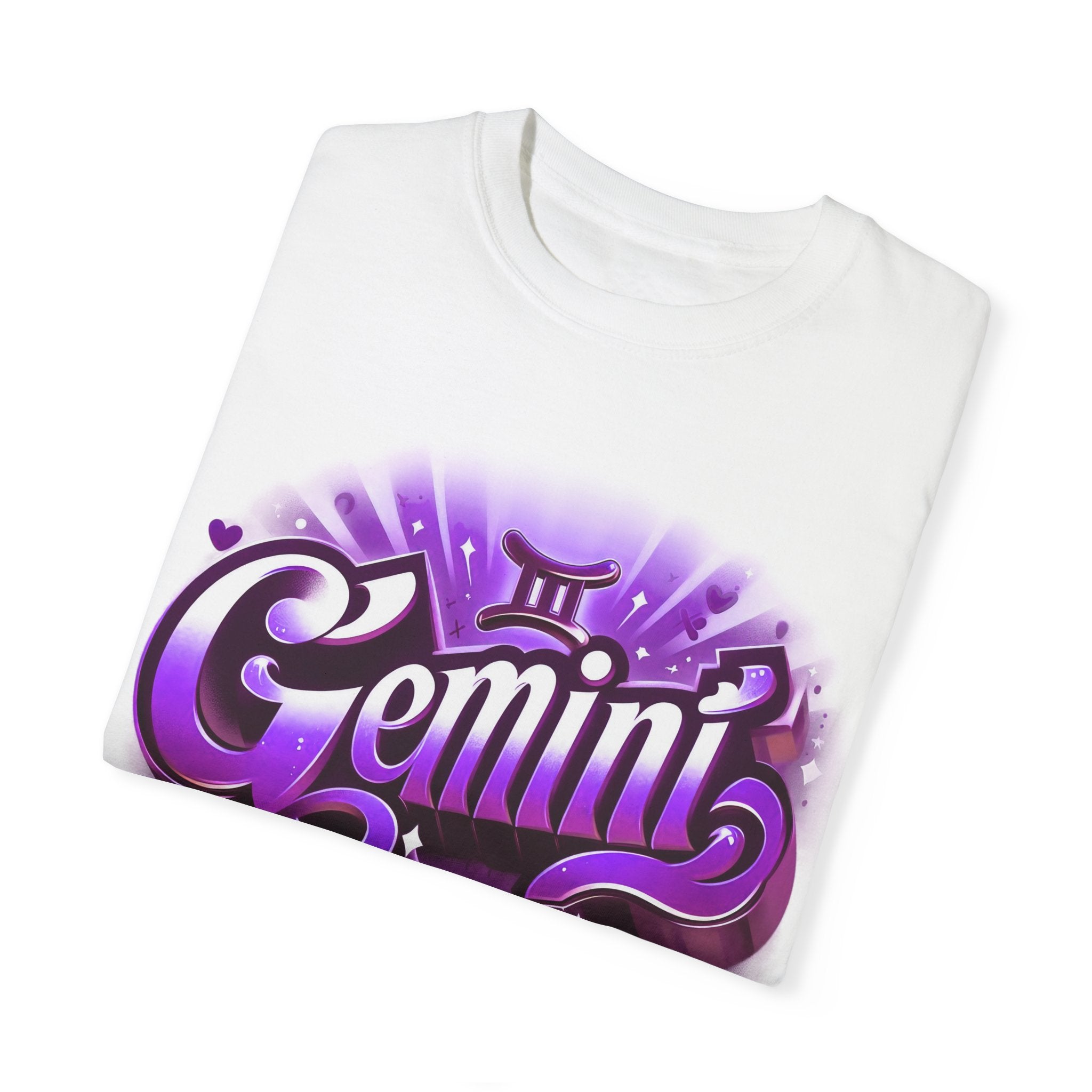 Gemini 90s Style Airbrush T-Shirt