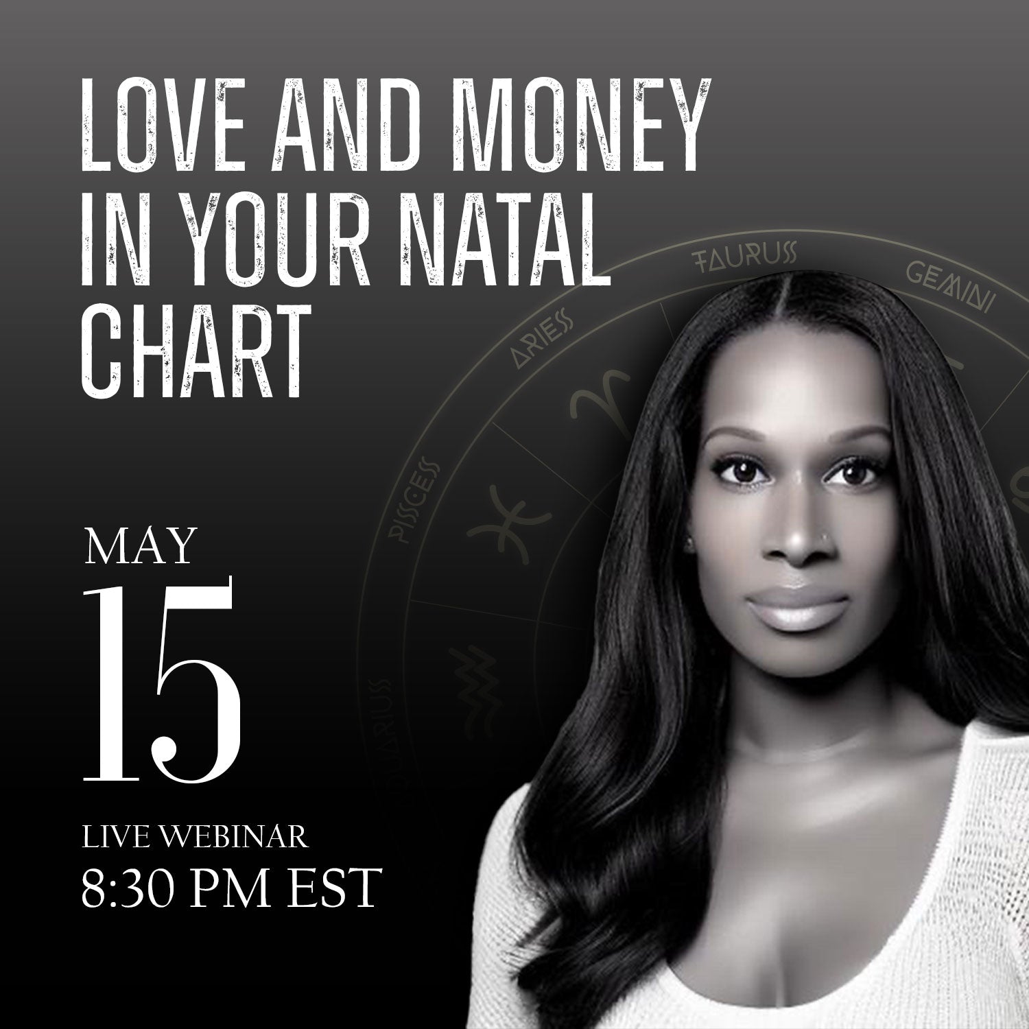 Love and Money in Your Natal Chart - Live Webinar