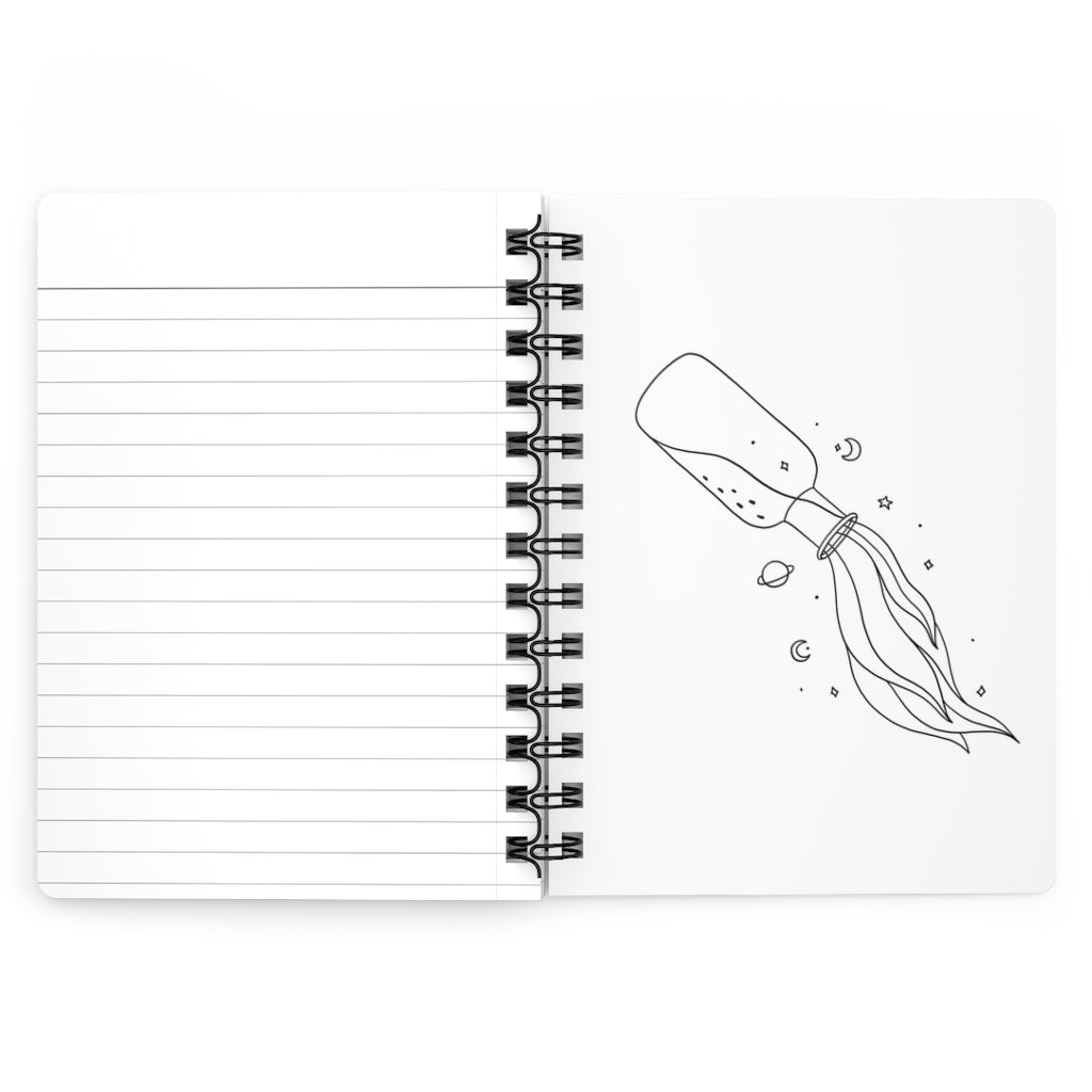 Aquarius Notebook - White - Divine Feminine Works