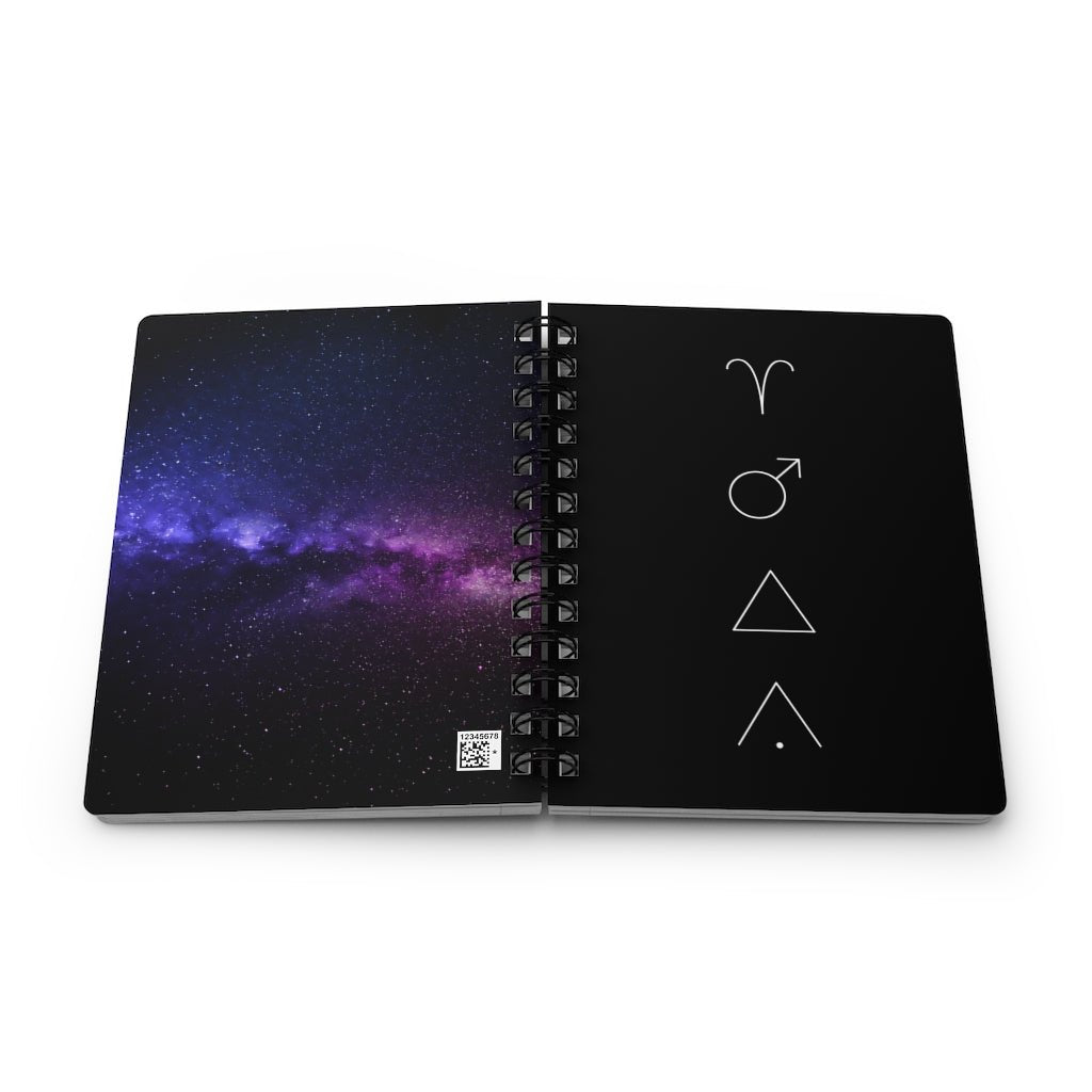 Aries Notebook - Black - Divine Feminine Works