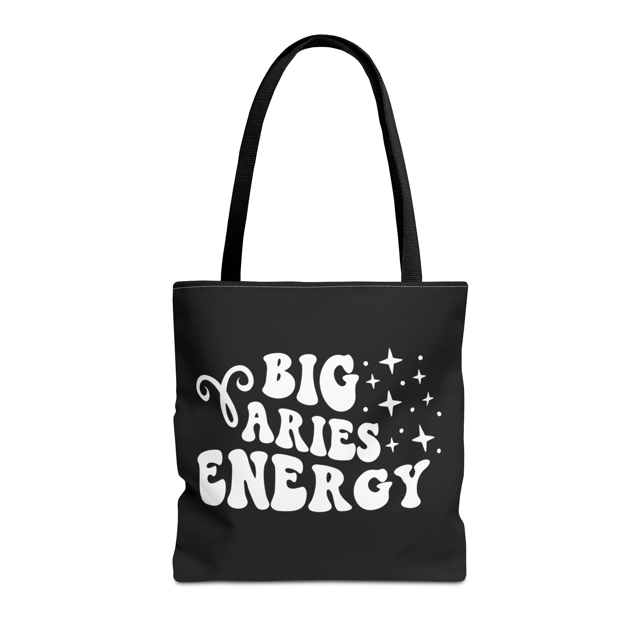 Big Aries Energy Tote Bag - Black - Divine Feminine Works