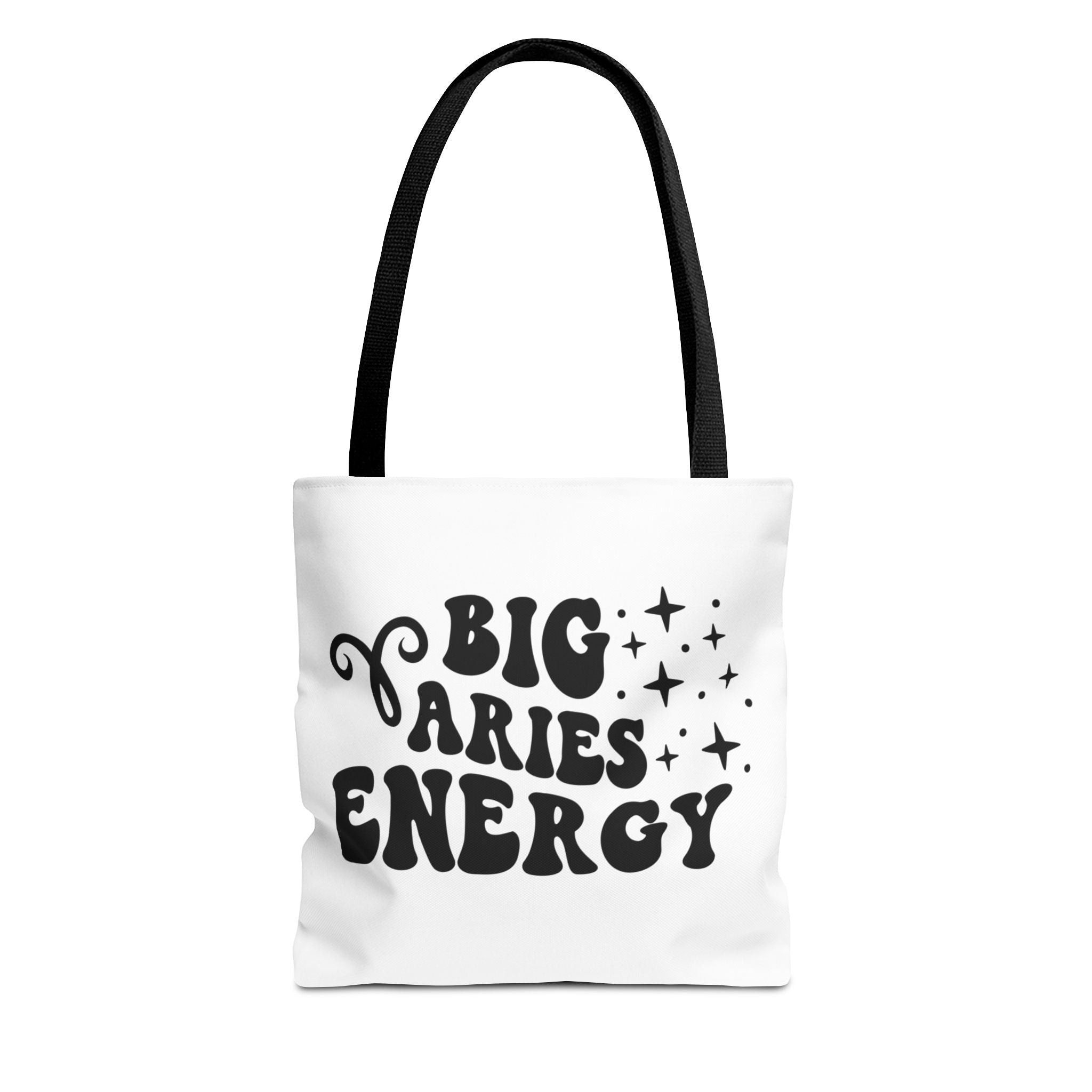 Big Aries Energy Tote Bag - White - Divine Feminine Works