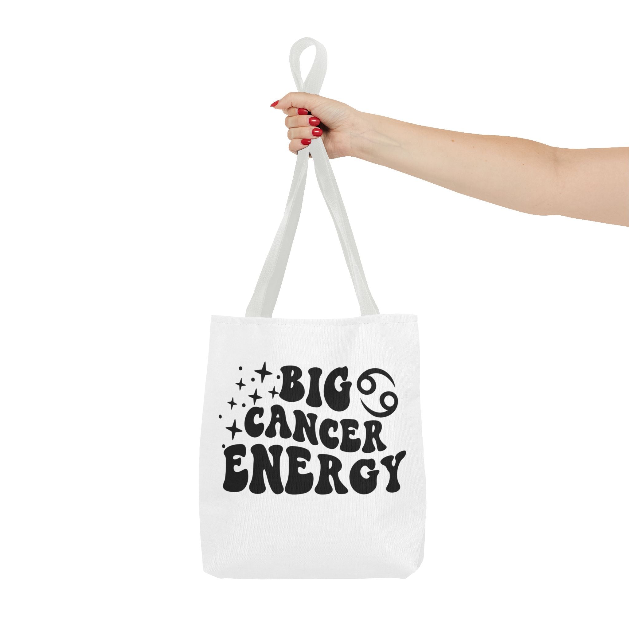 Big Cancer Energy Tote Bag - White - Divine Feminine Works