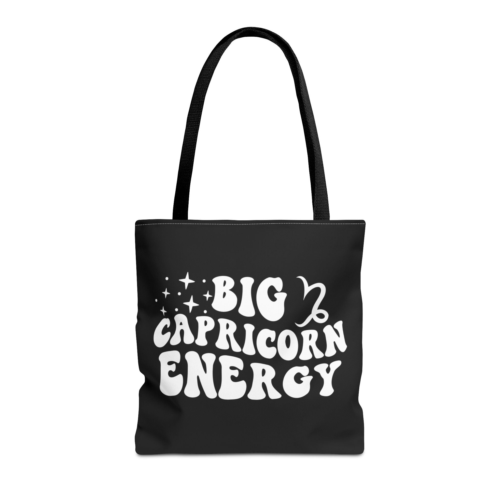 Big Capricorn Energy Tote Bag - Black - Divine Feminine Works