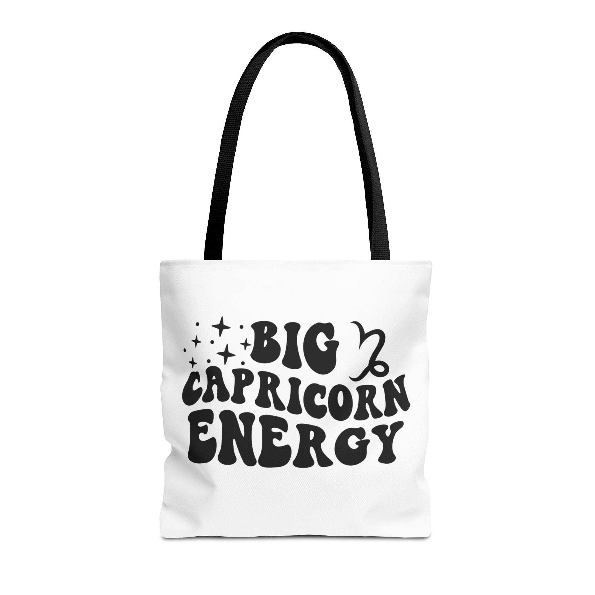 Big Capricorn Energy Tote Bag - White - Divine Feminine Works