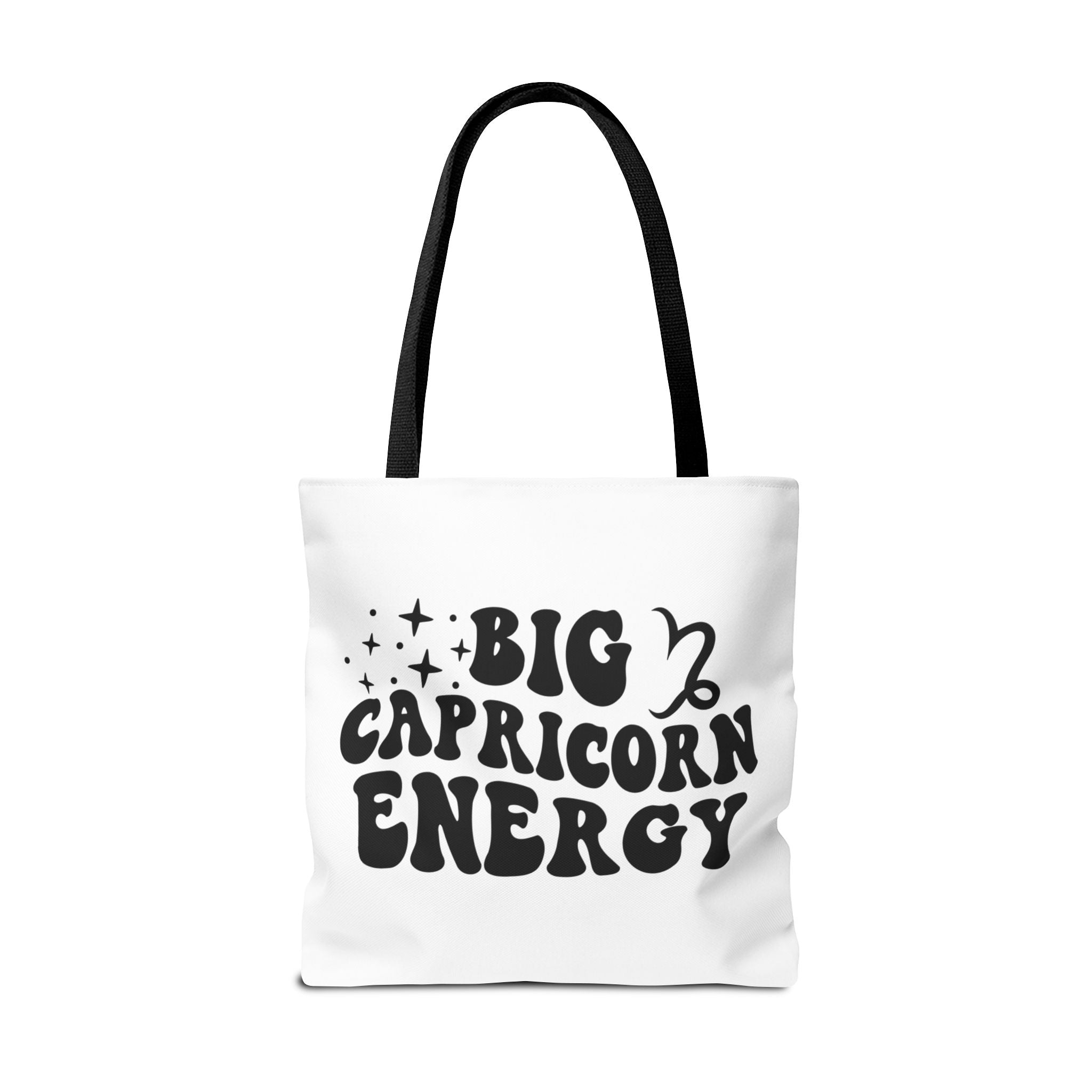 Big Capricorn Energy Tote Bag - White - Divine Feminine Works