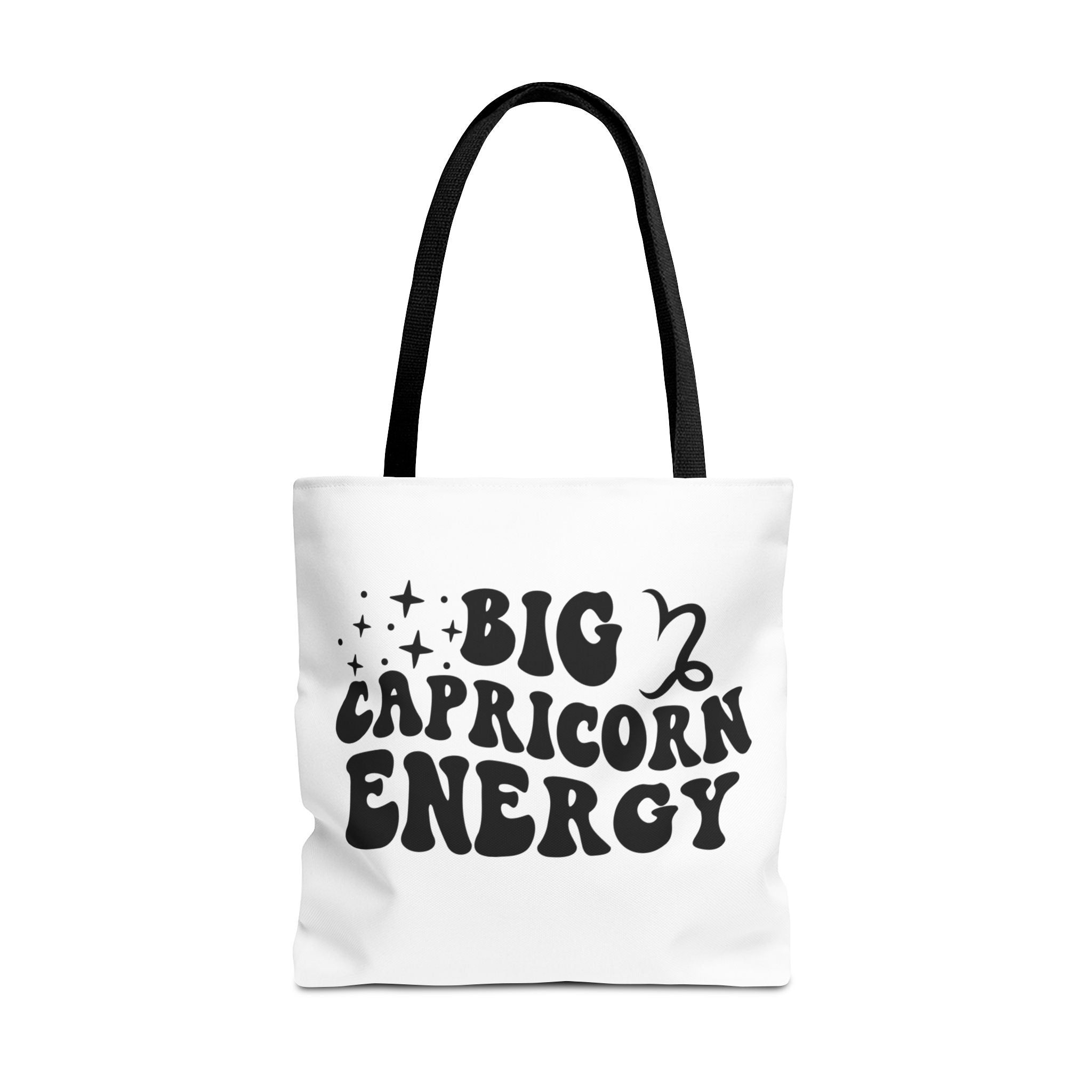 Big Capricorn Energy Tote Bag - White - Divine Feminine Works