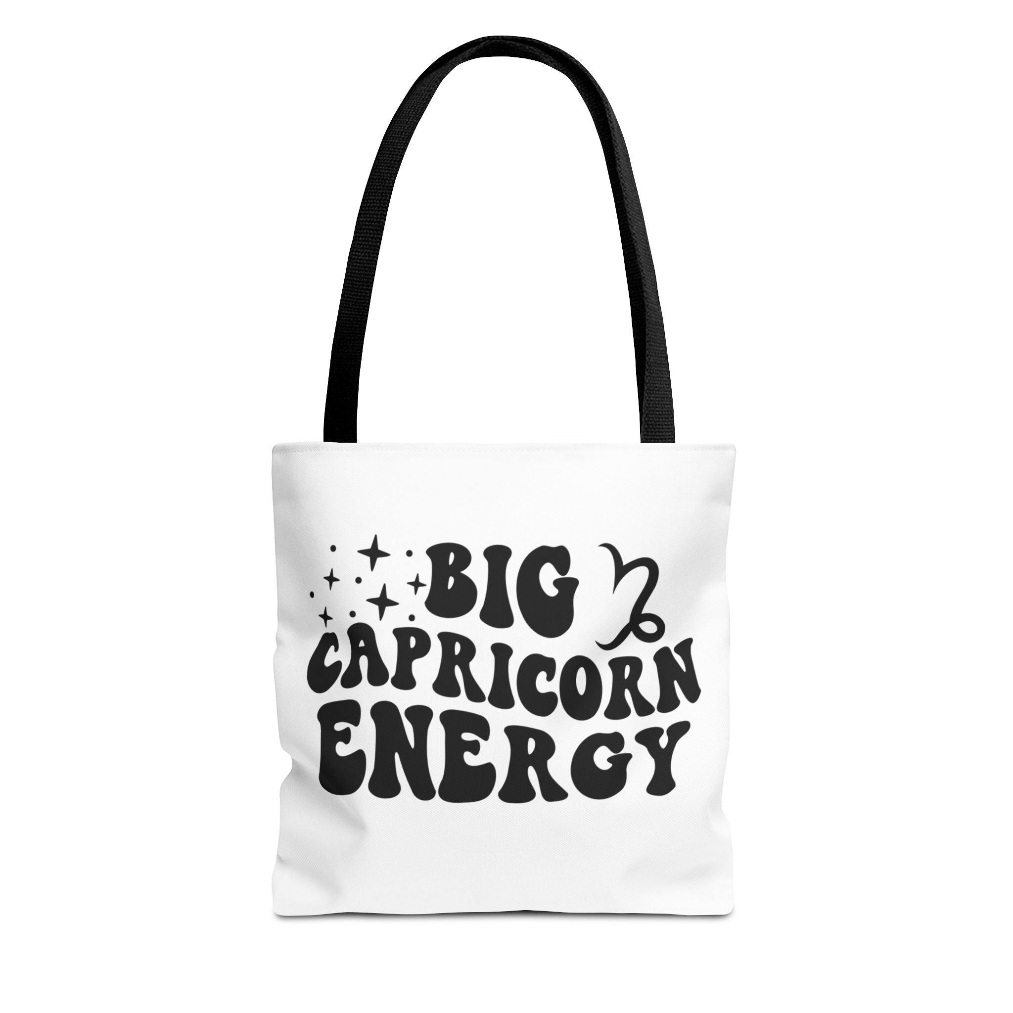 Big Capricorn Energy Tote Bag - White - Divine Feminine Works