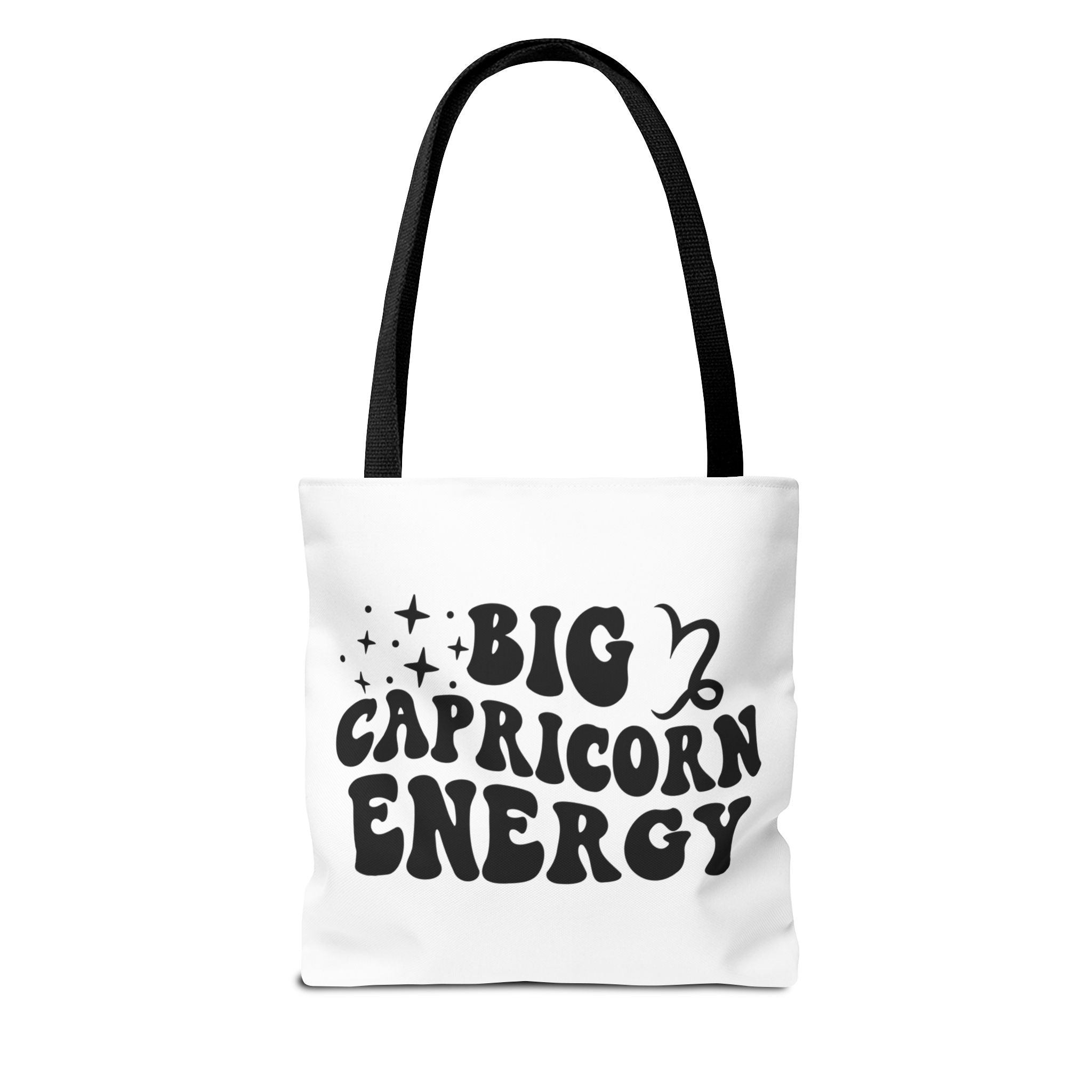 Big Capricorn Energy Tote Bag - White - Divine Feminine Works