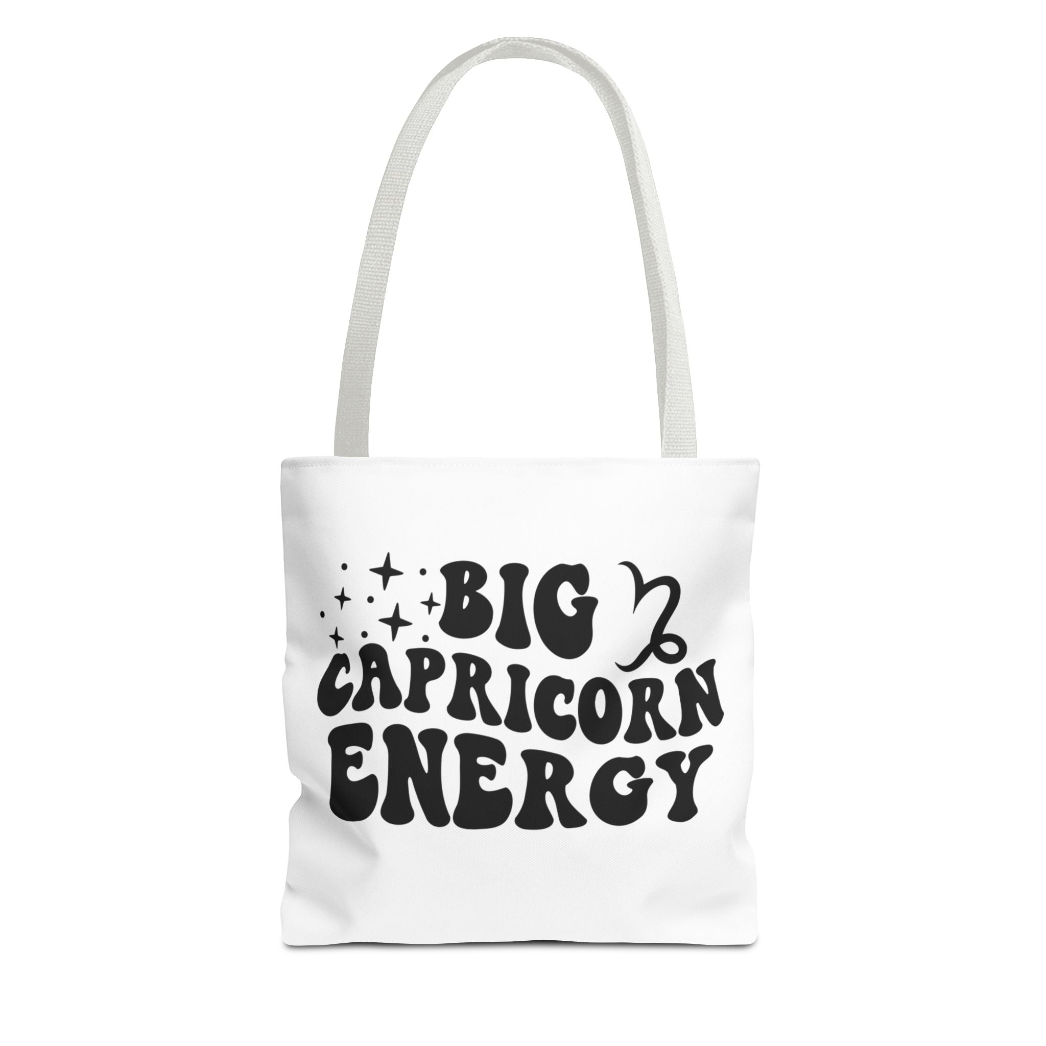 Big Capricorn Energy Tote Bag - White - Divine Feminine Works