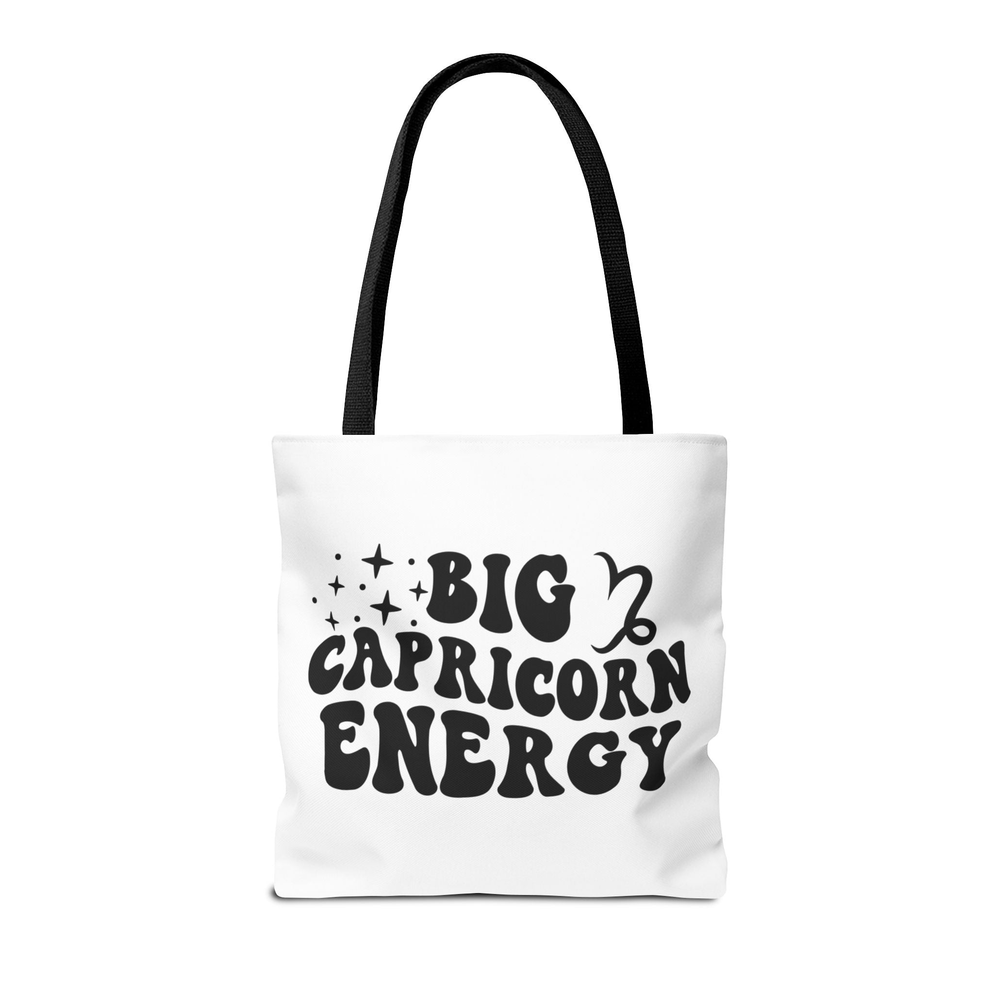 Big Capricorn Energy Tote Bag - White - Divine Feminine Works