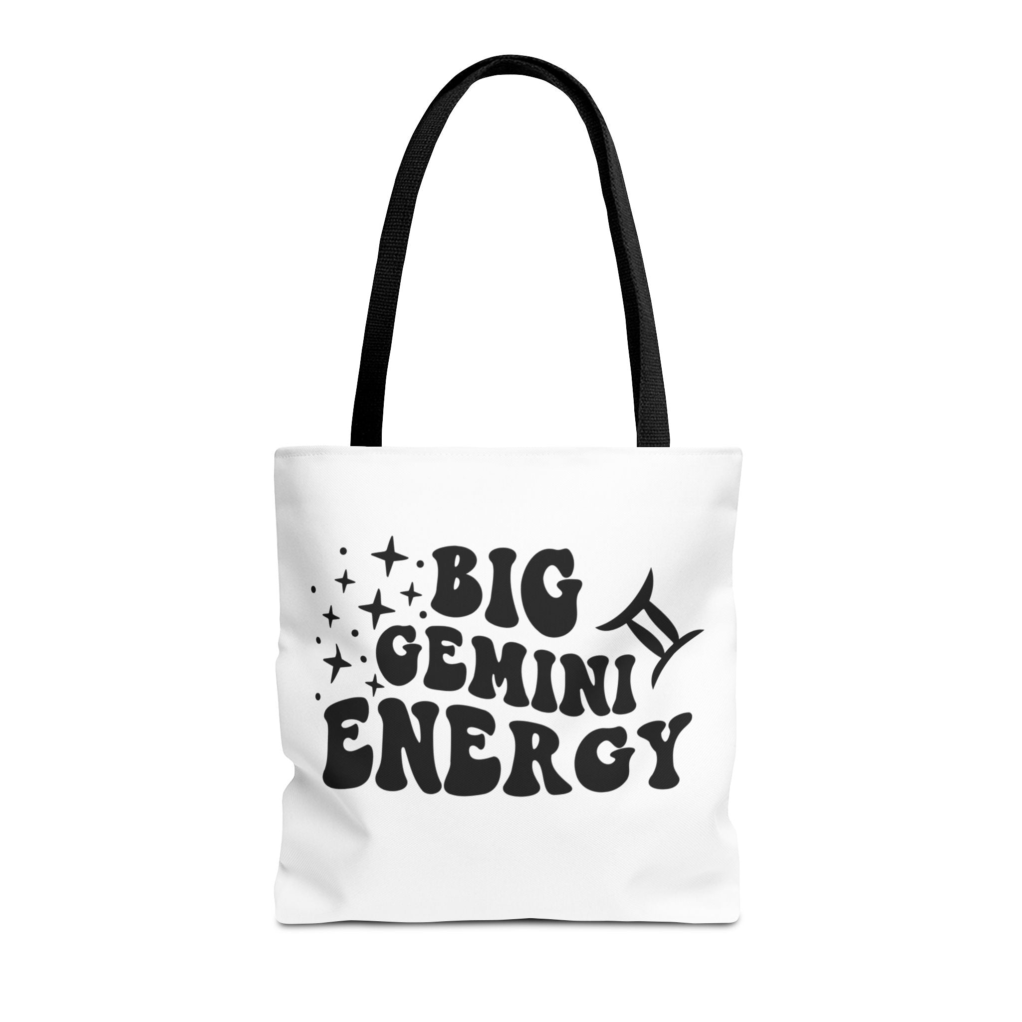 Big Gemini Energy Tote Bag - White - Divine Feminine Works