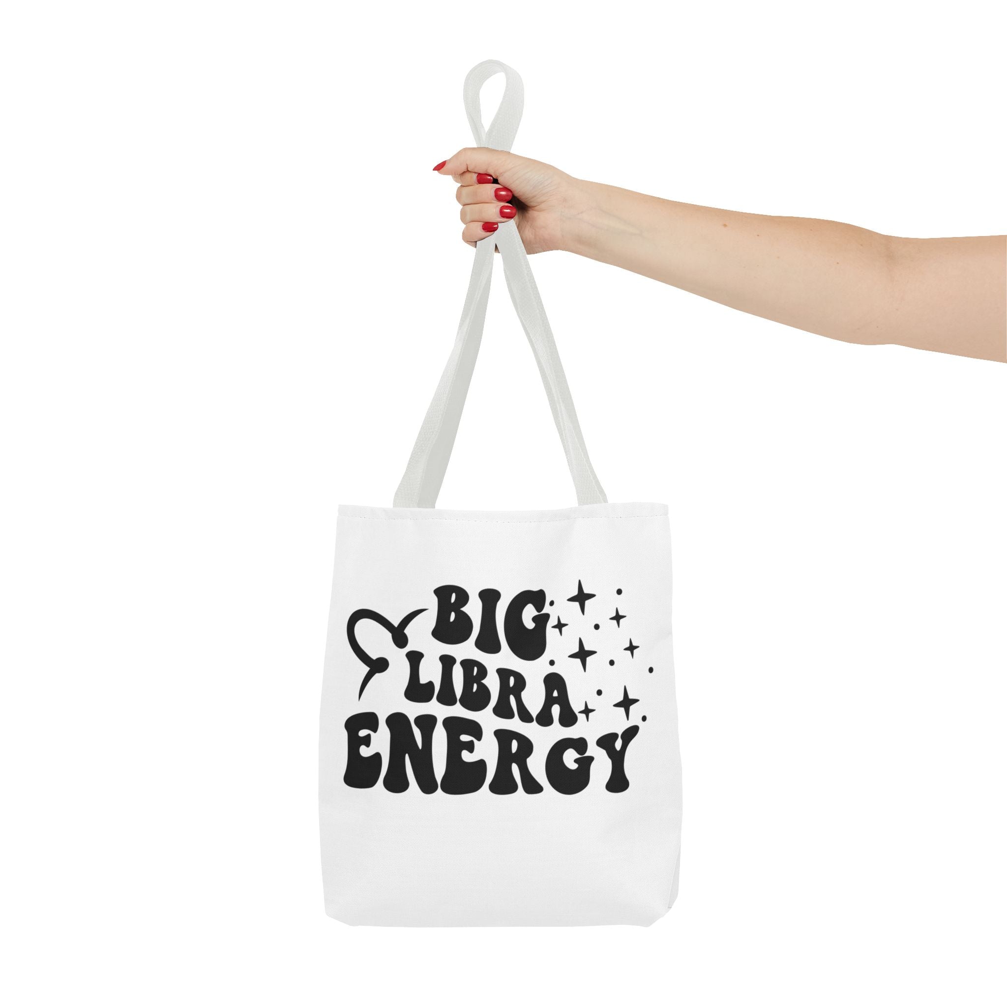 Big Libra Energy Tote Bag - White - Divine Feminine Works