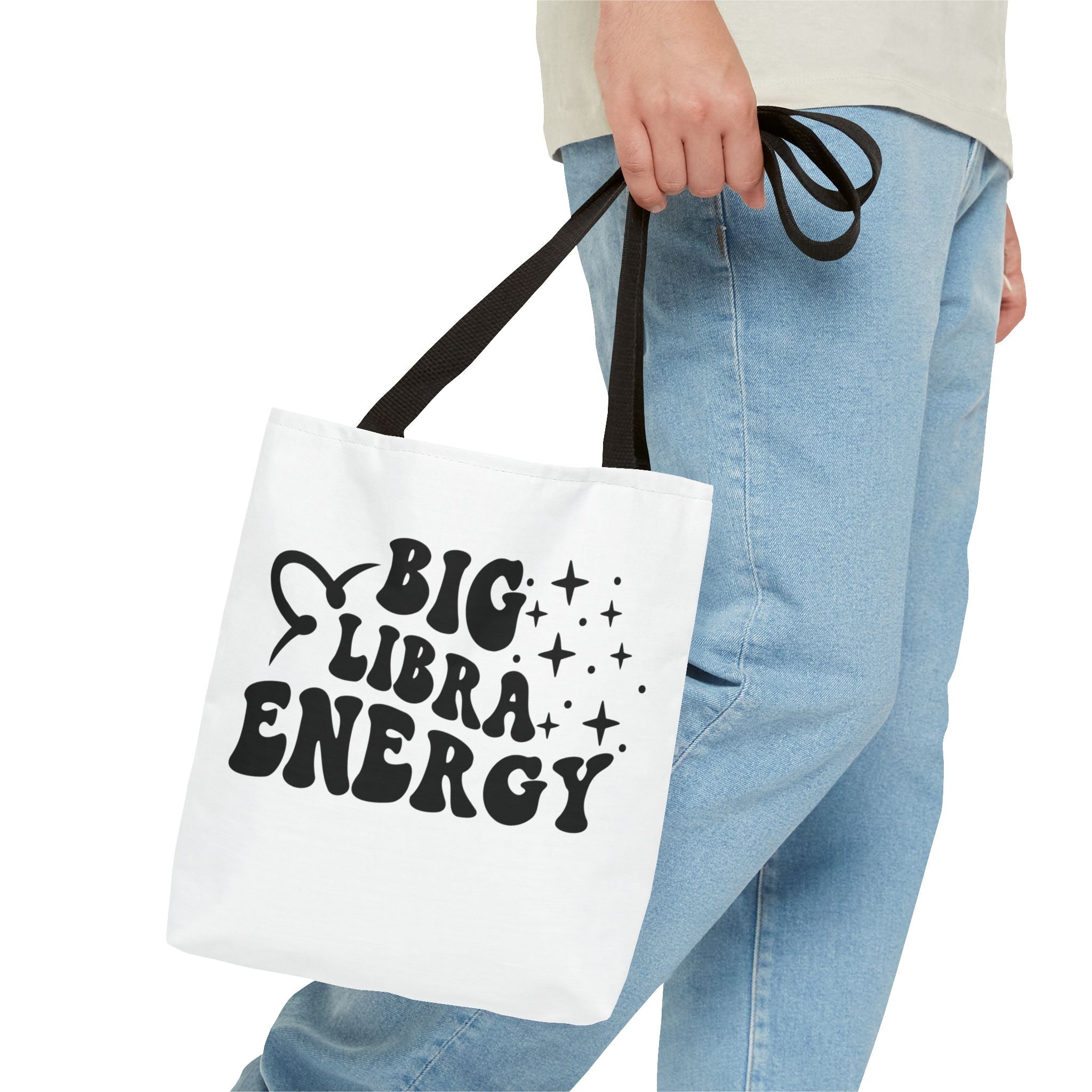 Big Libra Energy Tote Bag - White - Divine Feminine Works