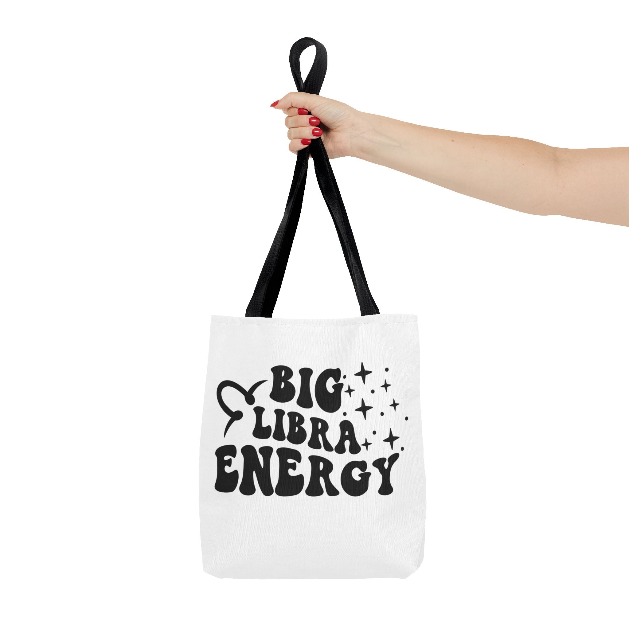 Big Libra Energy Tote Bag - White - Divine Feminine Works