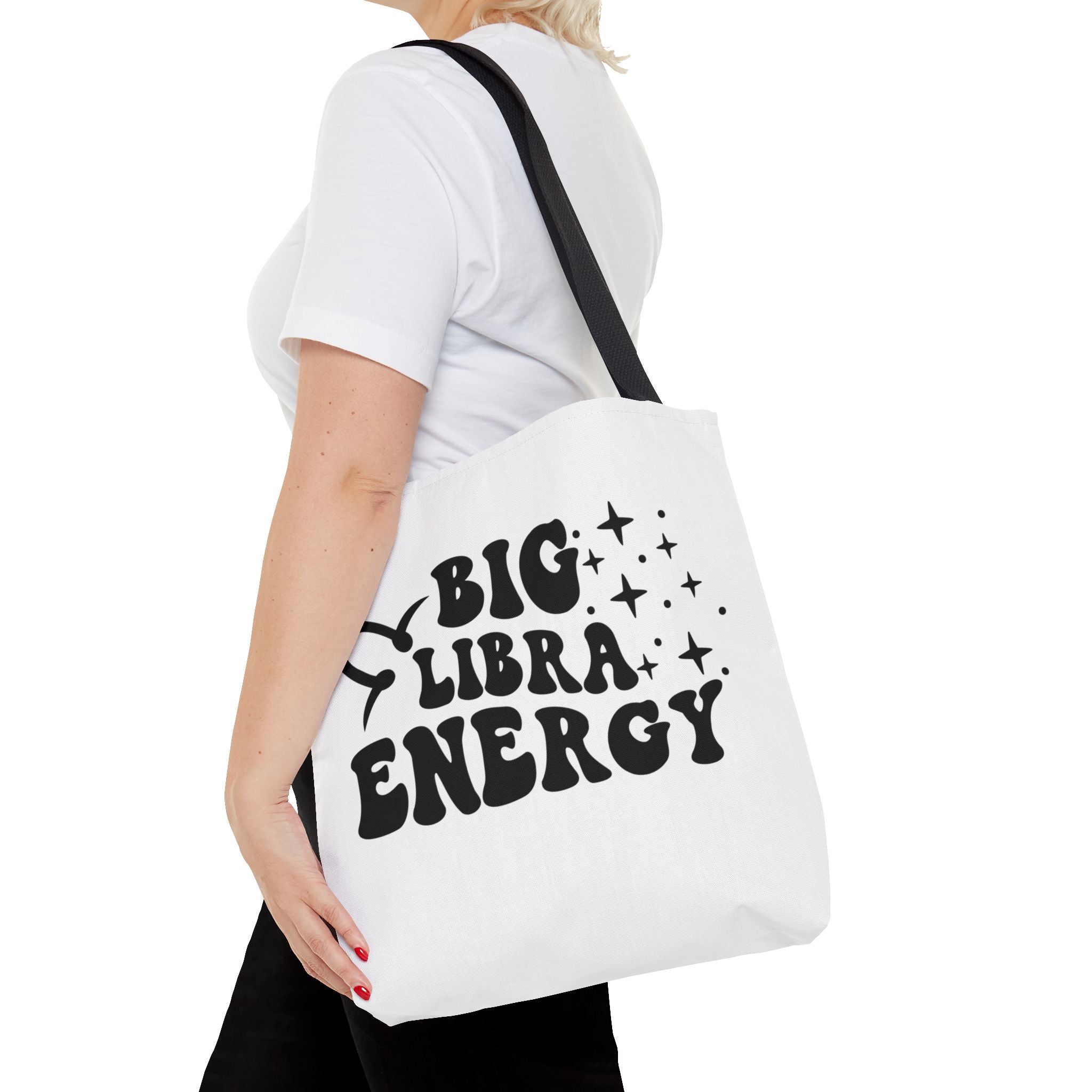 Big Libra Energy Tote Bag - White - Divine Feminine Works