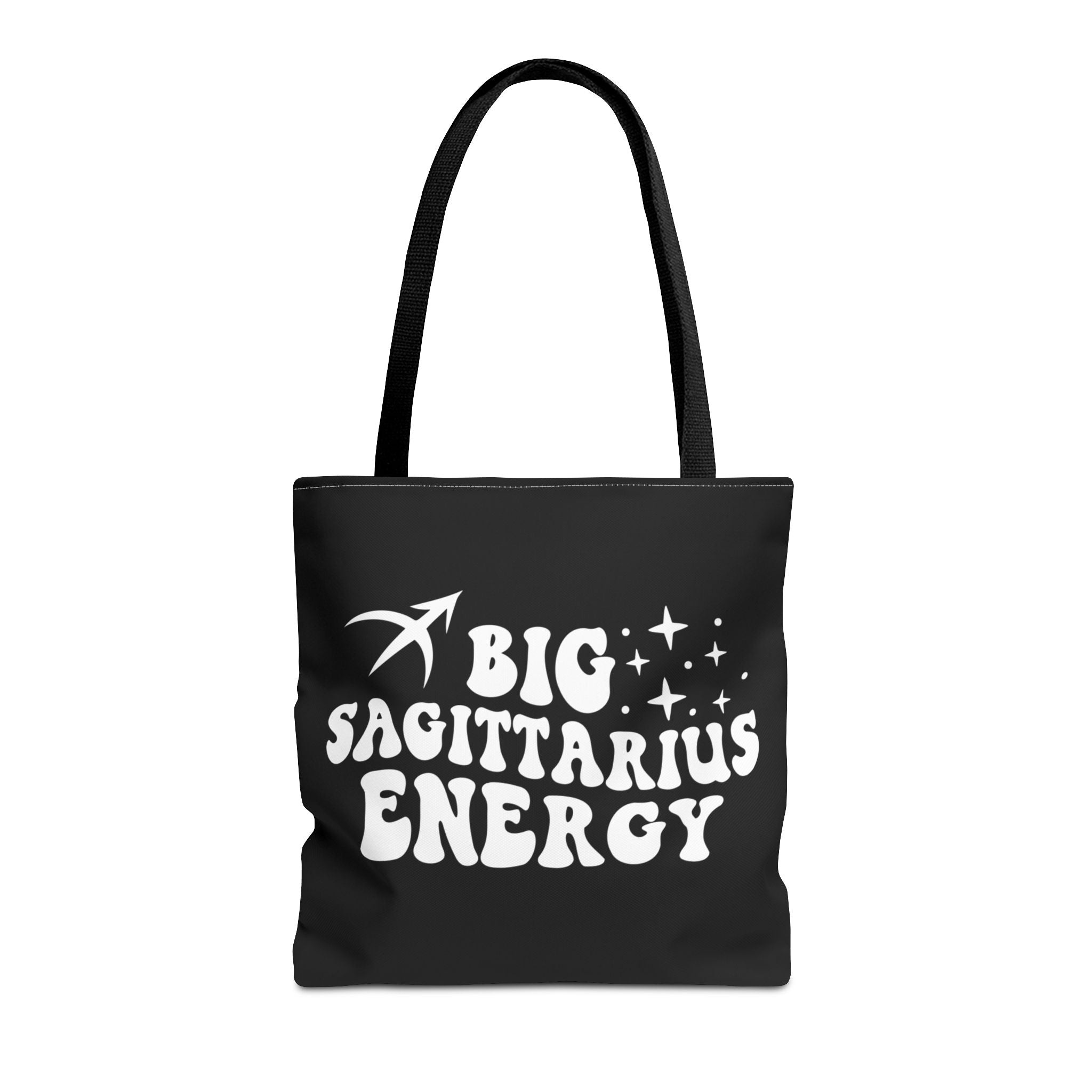 Big Sagittarius Energy Tote Bag - Black - Divine Feminine Works