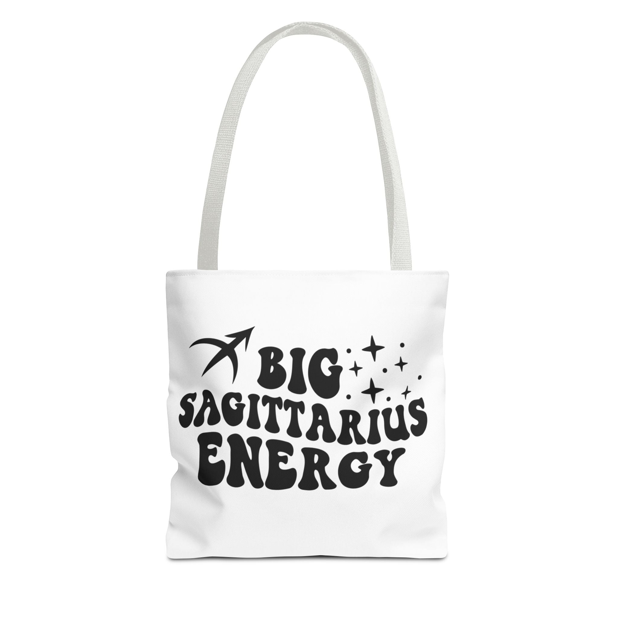 Big Sagittarius Energy Tote Bag - White - Divine Feminine Works