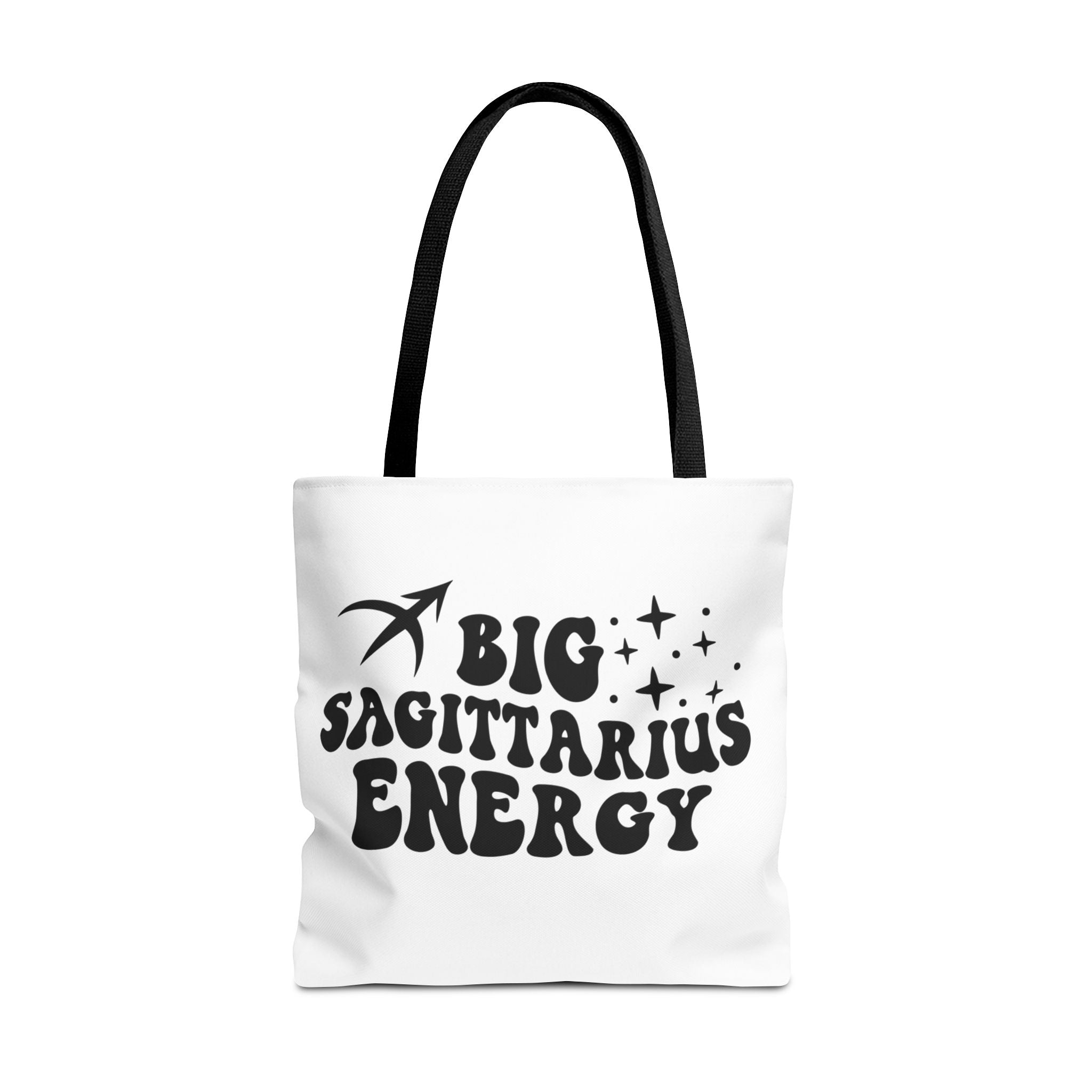 Big Sagittarius Energy Tote Bag - White - Divine Feminine Works